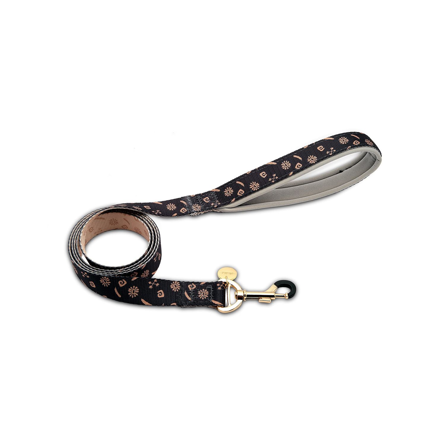 Glucklich Printed Pet Leashes for Walking & Training-with Gold Plated Metal Hook-- Puppy Leash for Small & Medium Dogs with Extra Wide Soft Neoprene Padded Handle… (S, Berlin)