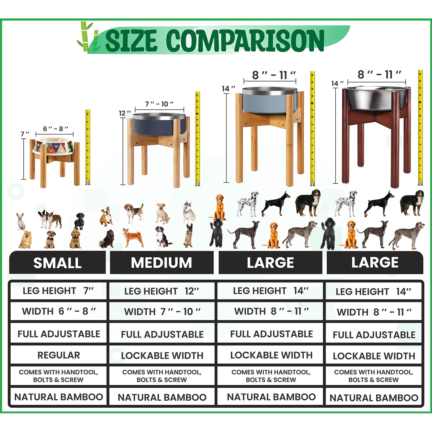 Dog Bowl Stand for Large Dogs - Holds to Elevate Food Feeders, Raise Water Dishes and Fountains for Pets - Stand Only