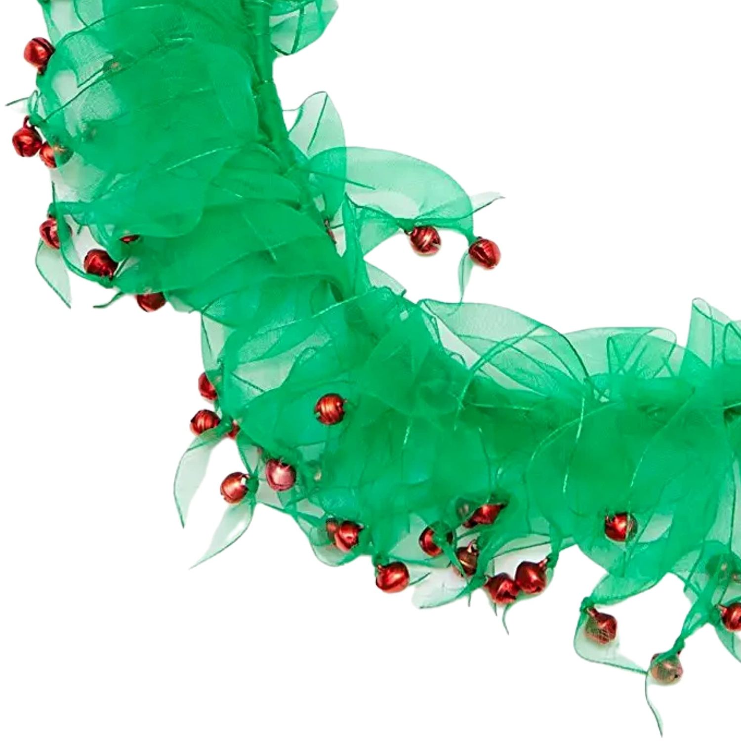 Midlee Wreath Jingle Bell Decorative Dog Collar (Medium)