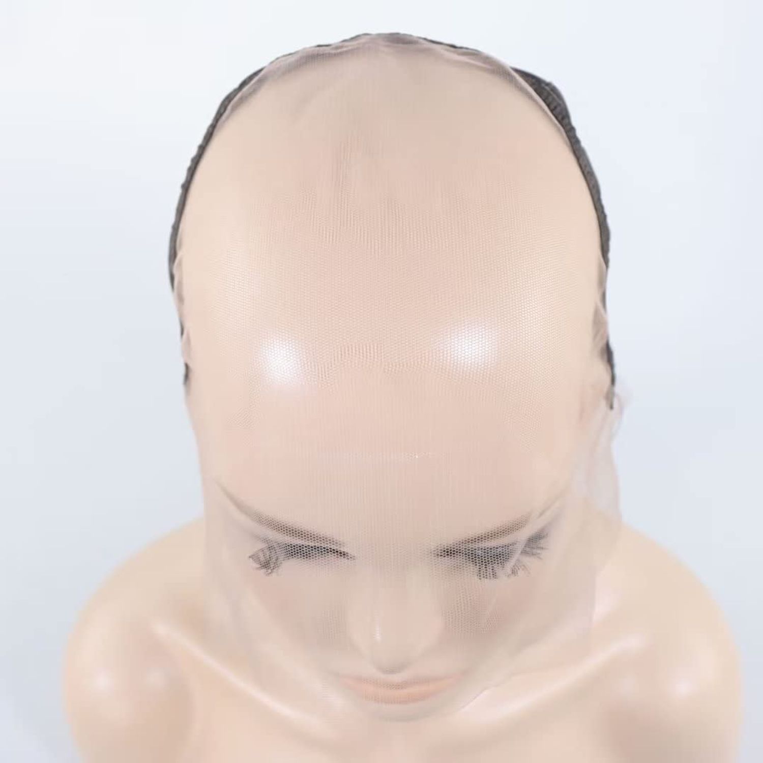 13x6 Lace Wig Caps for Making Wigs with Adjustable Straps Guidelines Medium Brown Swiss Lace Wig Base Foundation for Ventilating or Knotting, Wig Making Cap (13x6,M,1pc)