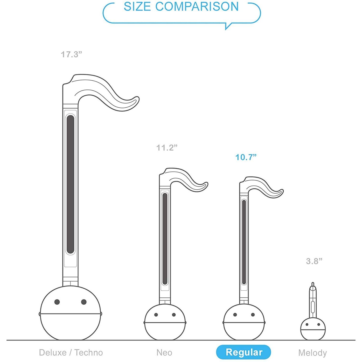 Otamatone Japanese Electronic Musical Instrument Portable Music Synthesizer from Japan by Maywa Denki Studio Award Winning, Educational Fun Gift for Children, Teens & Adults - White Set of 3