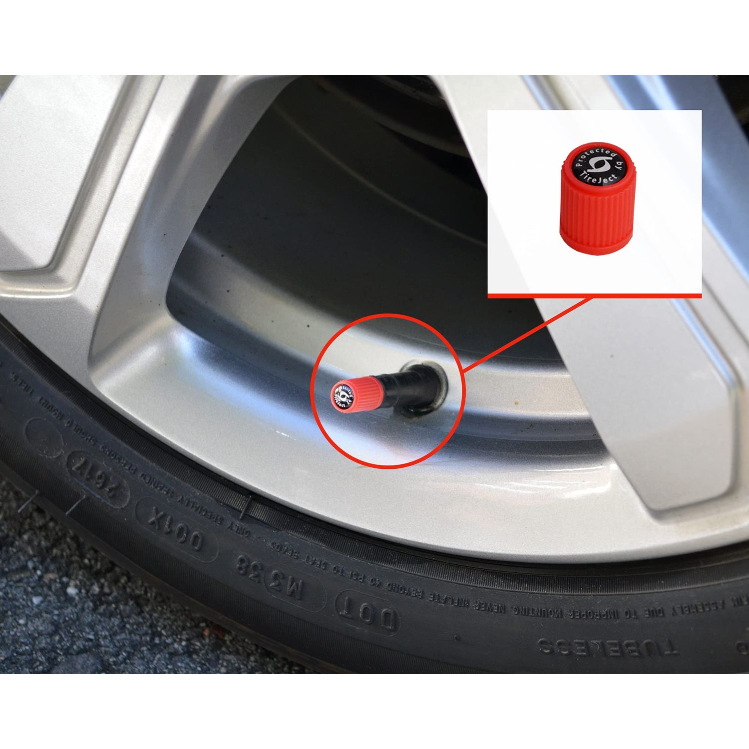 TireJect Automotive Compact Car 2-in-1 Tire Sealant & Bead Sealer Kit for tire Repair of leaks and punctures