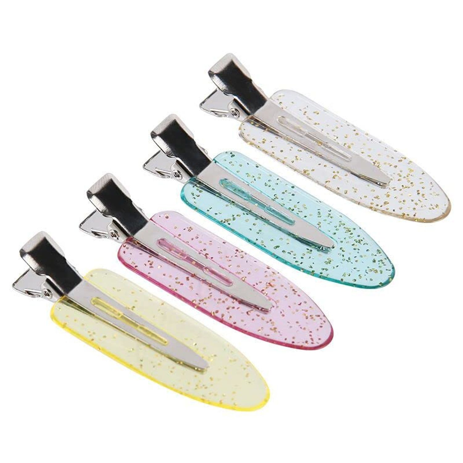 32 Pcs No Bend Hair Clips, No Crease Hair Clips for Hair Styling and Makeup Application with Storage Box,MIAC