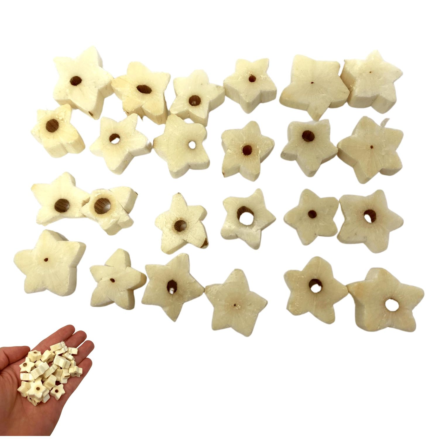 Bonka Bird Toys 2910 Pk24 Tiny Sola Star Chips Foot Talon Craft Part Bird Toys Cockatiel Parrotlet Parakeet and Similar