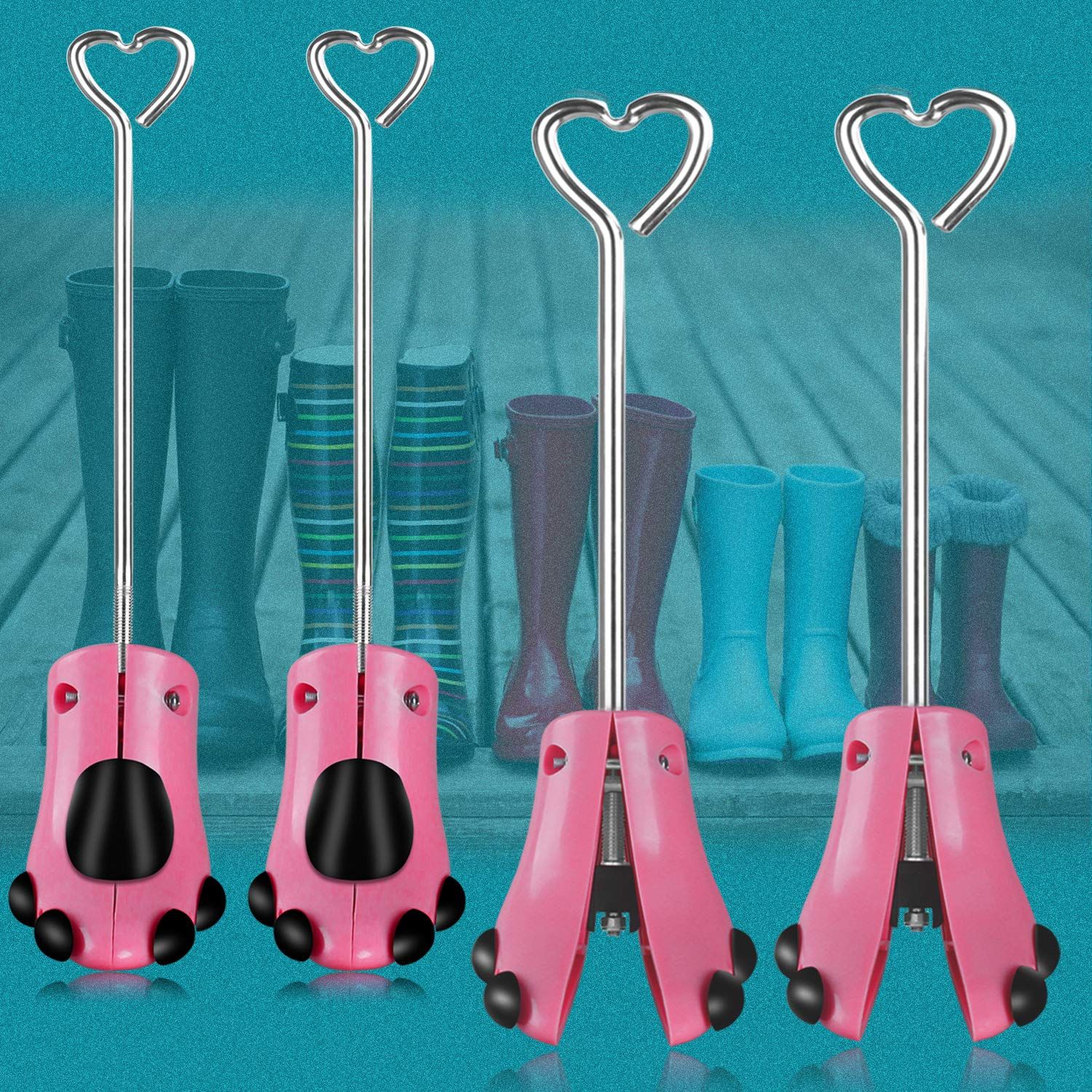 XYH Shoe Stretcher Women Boots,4 Styles of Boot Stretcher, Boot Stretcher for Cowboy Boots Specialized Adjustable.