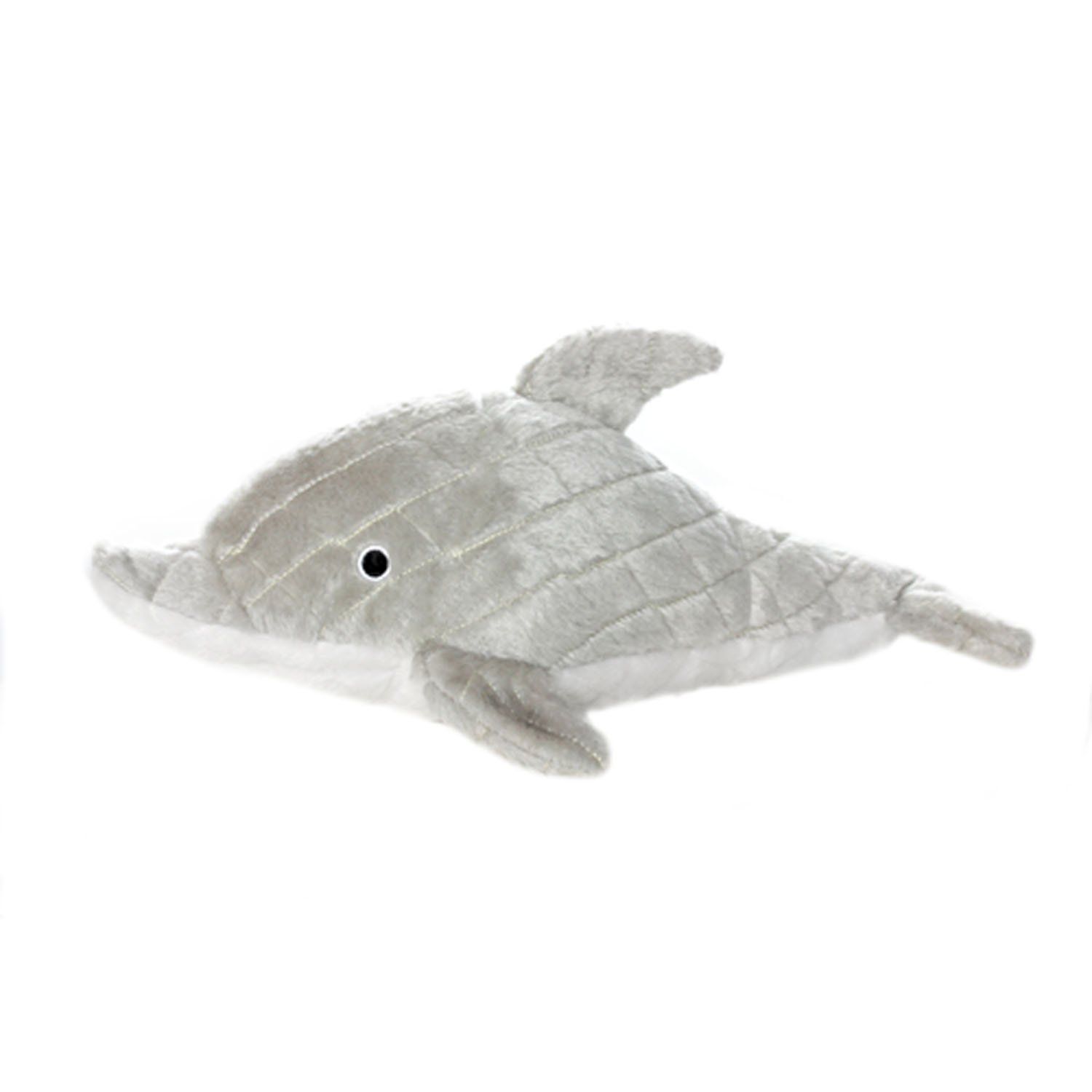 MIGHTY- Ocean Dolphin - Squeaker-Multiple Layers. Made Durable, Strong & Tough. Interactive Play Dog Toy (Tug, Toss & Fetch). Machine Washable & Floats
