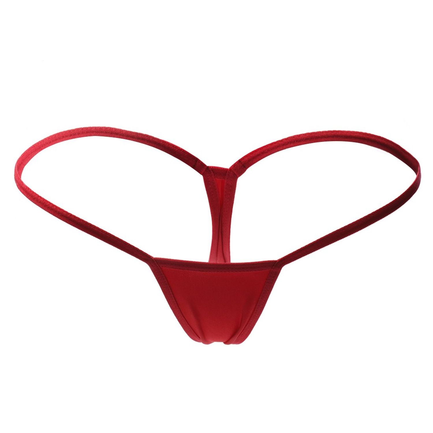 ETAOLINE Women's Low Rise Micro Back G-string Thong Panty Lingerie Set (S, 5 pack (5 colors))