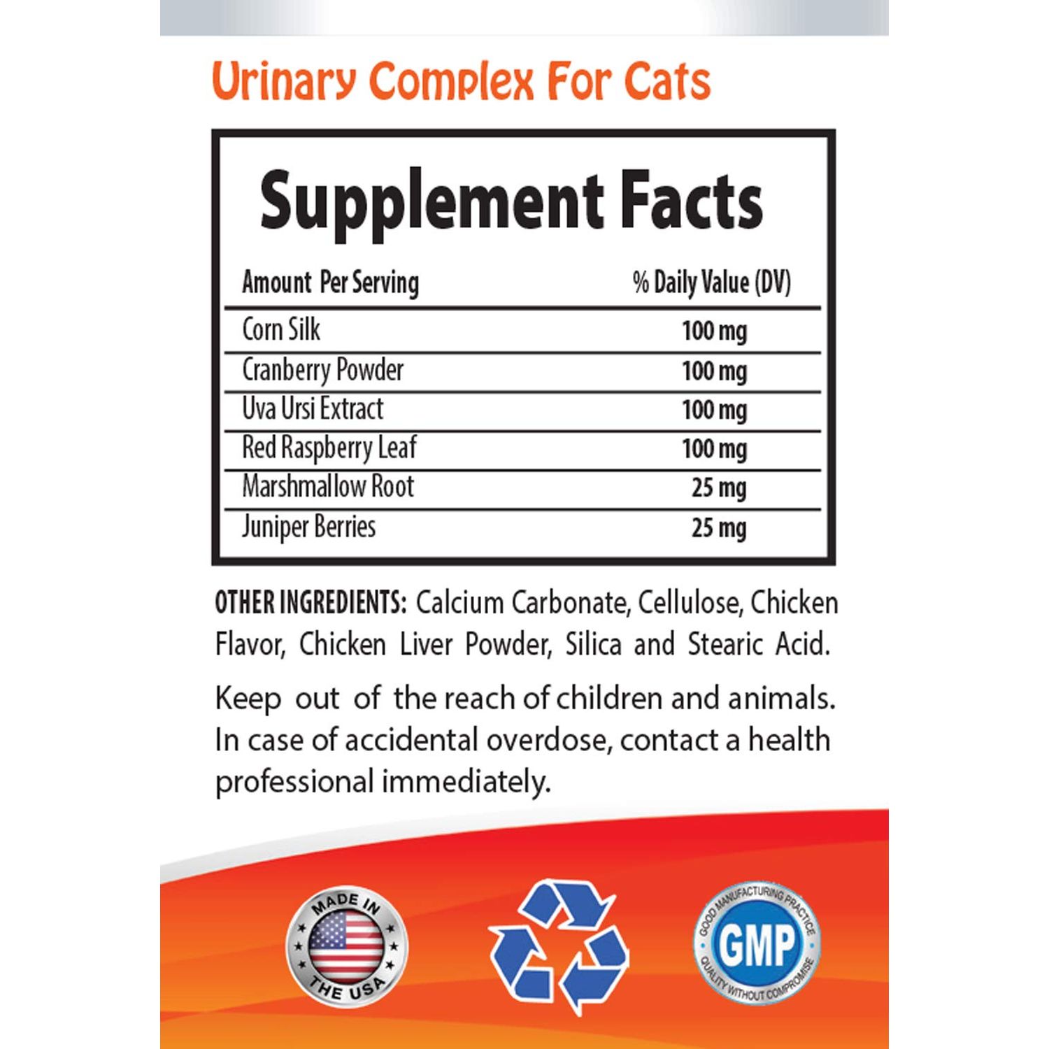 MY LUCKY PETS LLC cat Bladder Support - CAT Urinary Health Formula - Support Bladder Health - Natural Complex - Cranberry Relief for Cats - 3 Bottle (270 Treats)