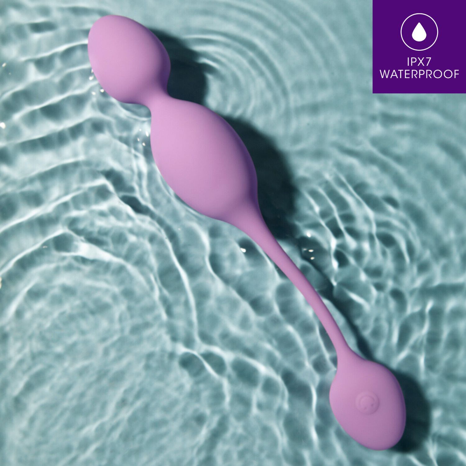 Blush Raine Silicone Smooth Wireless Remote Control Vibrating Kegel Ball Trainer