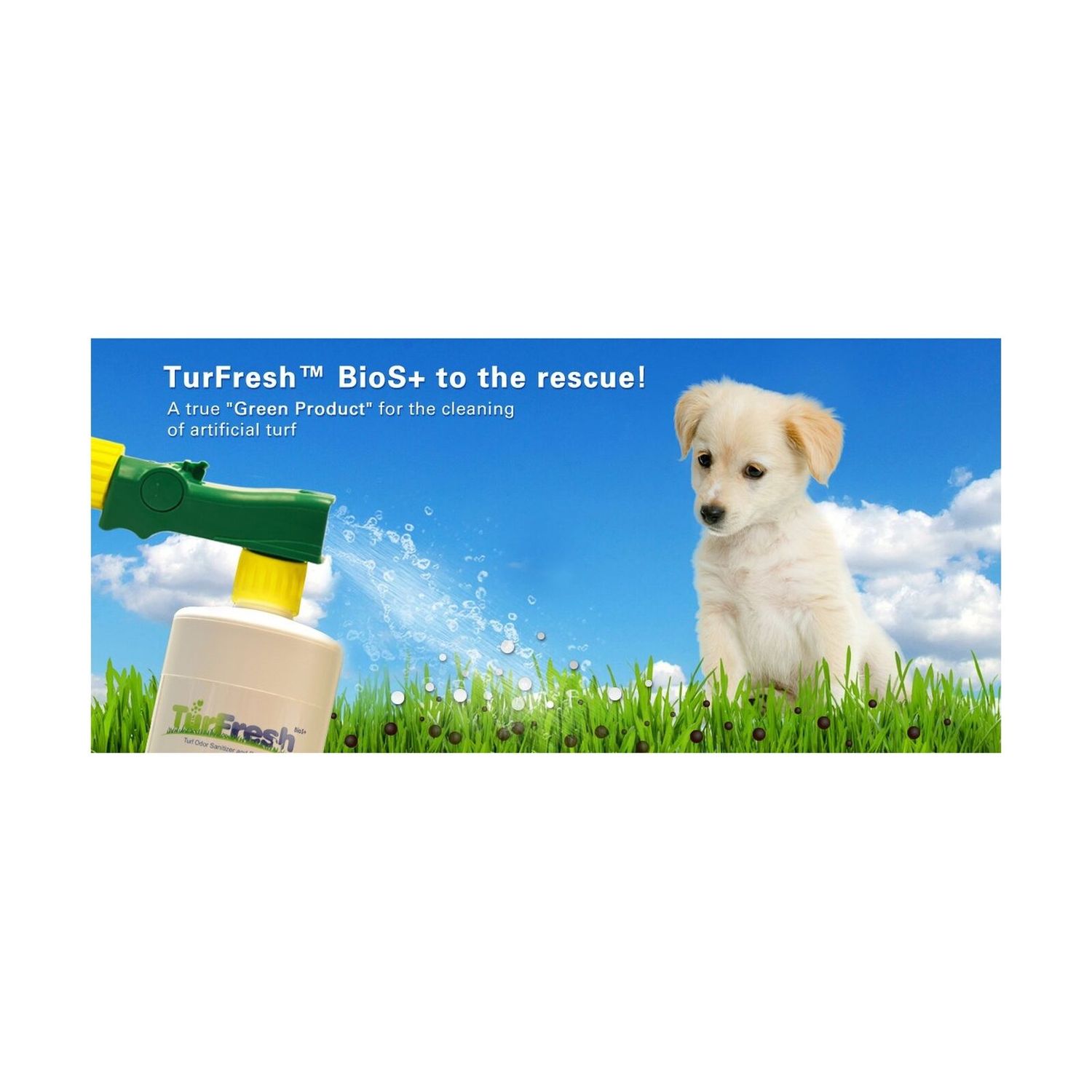 BioTurf BioS+ Artificial Turf Pet Odor Eliminator Concentrate; Organic, Non-T...
