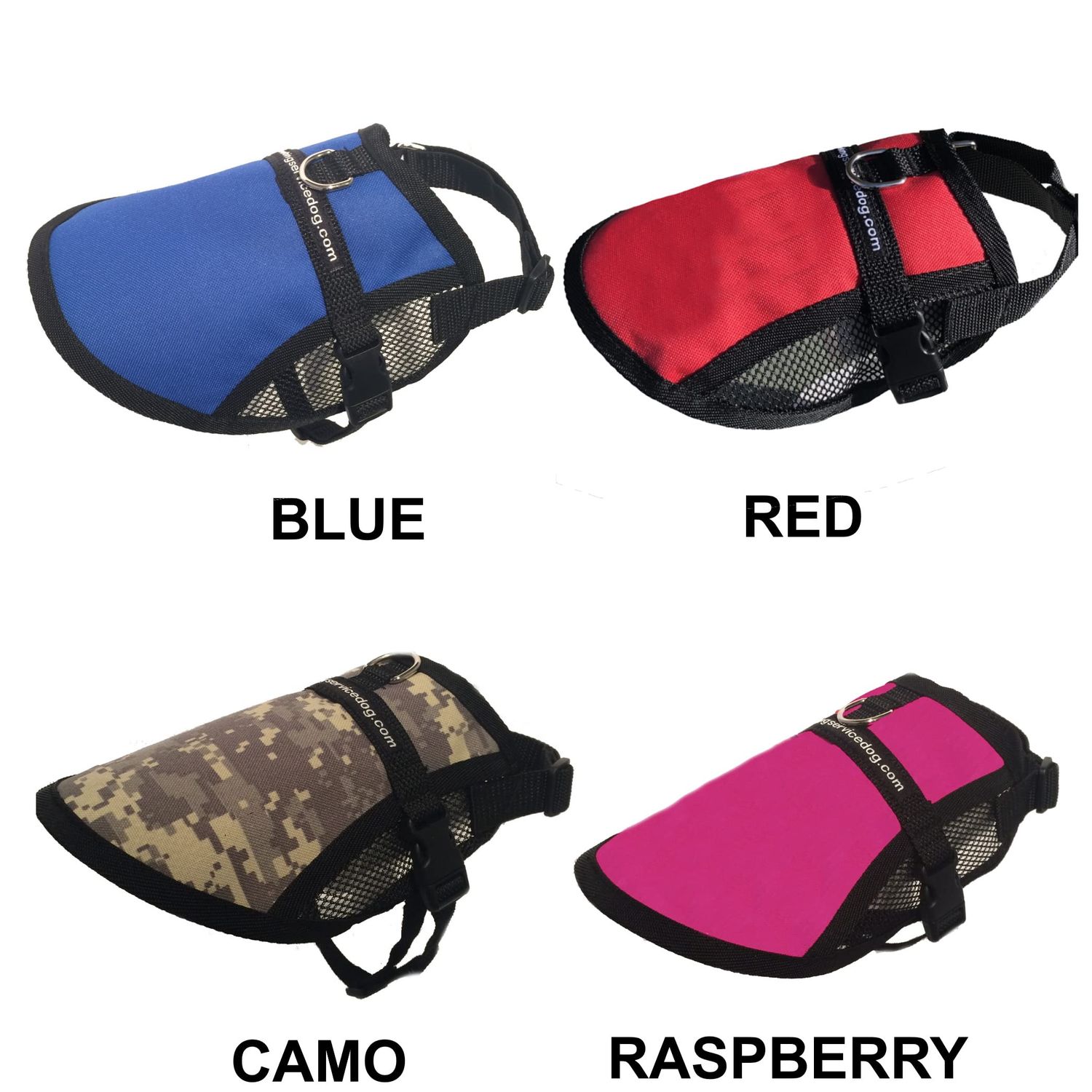 Mesh Dog Vest | Lightweight Cooling Dog Harness | No Pull Dog Harness | Includes Two Pet Emergency Care Cards (Red, 32" - 36" Girth)