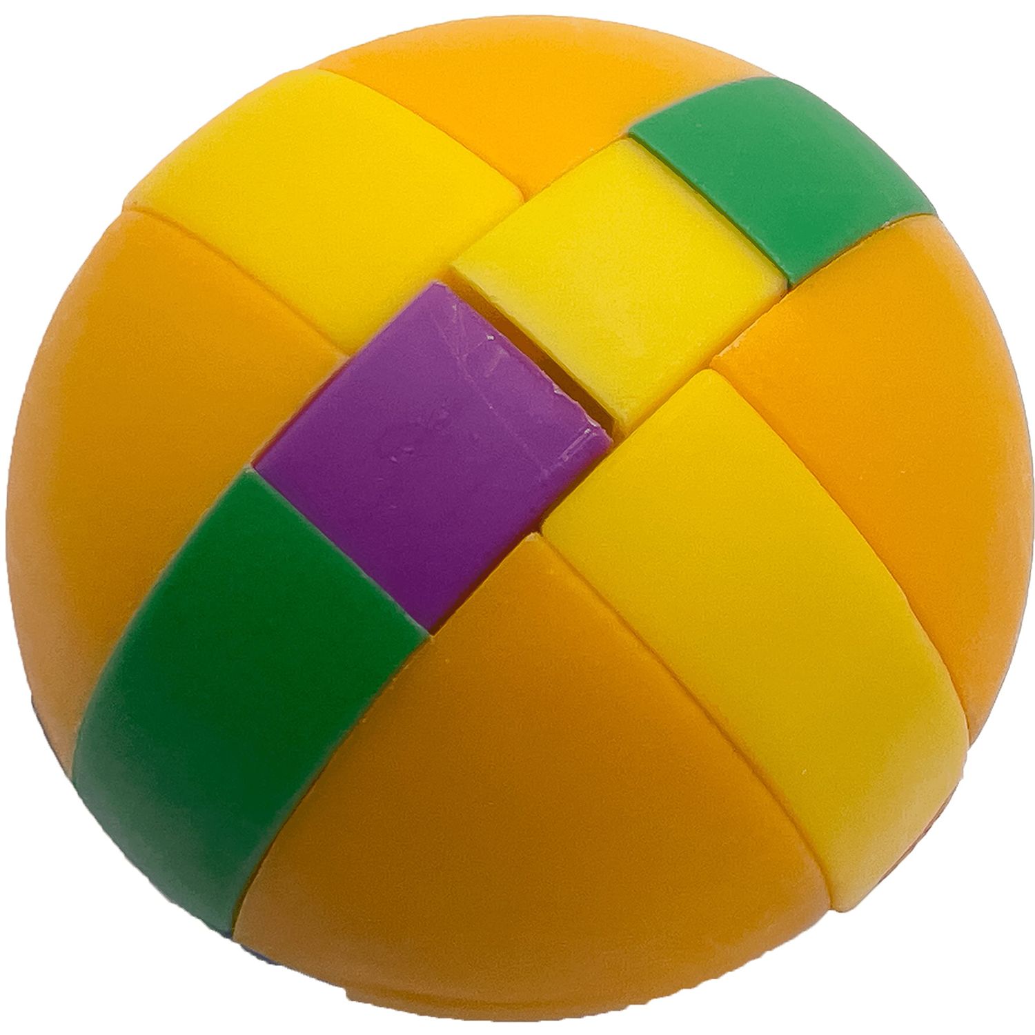 Mandarin Bird Toys by M&M 1028 Pk4 Brain Bird Puzzles - Brightly Colored Multi Piece Plastic Foot Toys, Four Different Sphere Shaped Puzzles, Tons of Individual Lightweight Parts, Grabbing Fun Birds