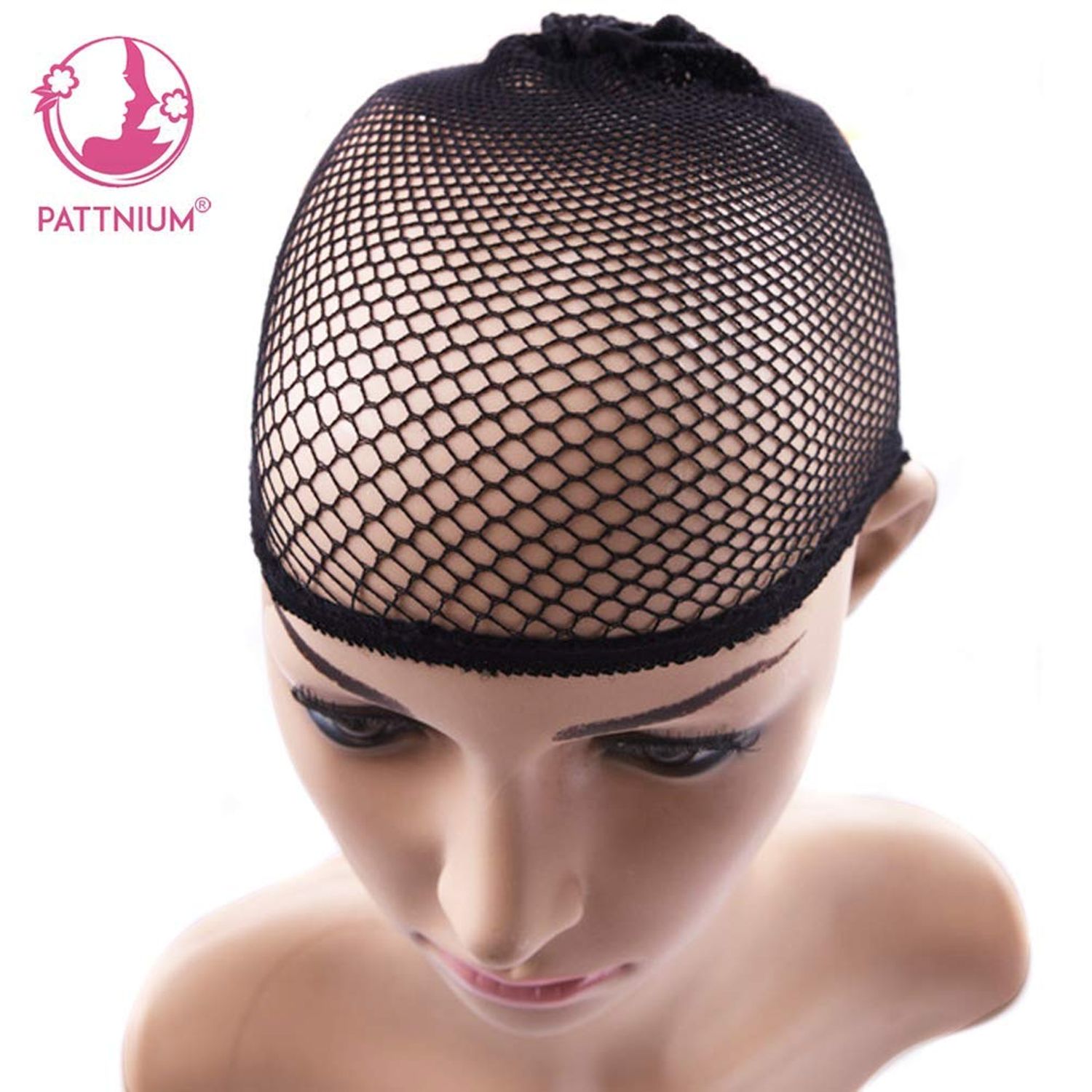 PATTNIUM Dark Purple Bob Wig for Women Short Straight Purple Wig with Bangs Short Purple Bob Hair Wigs Heat Resistant Synthetic Wig with Wig Cap