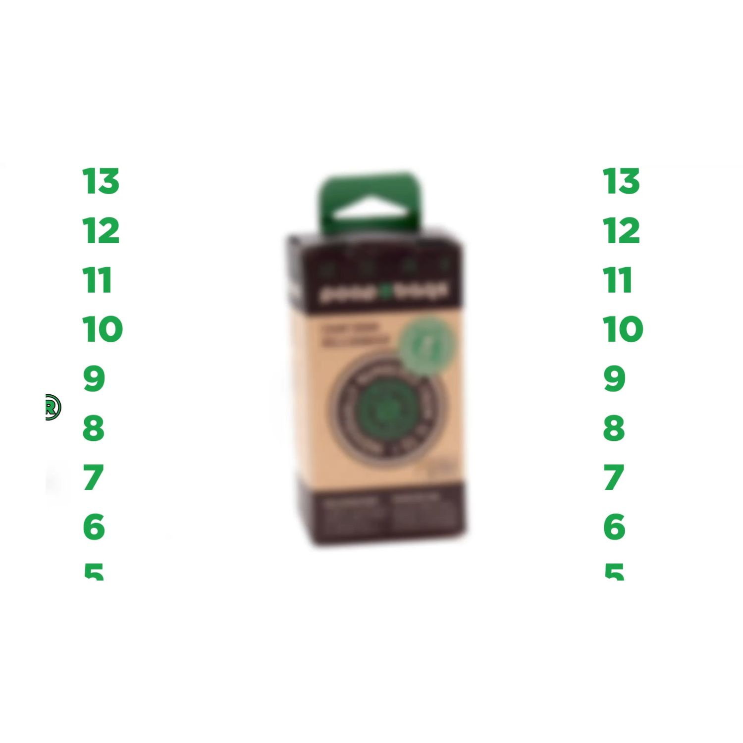 The Original Poop Bags® Pet Waste Bags Countdown Roll® Biobased Poop Bags, 960ct