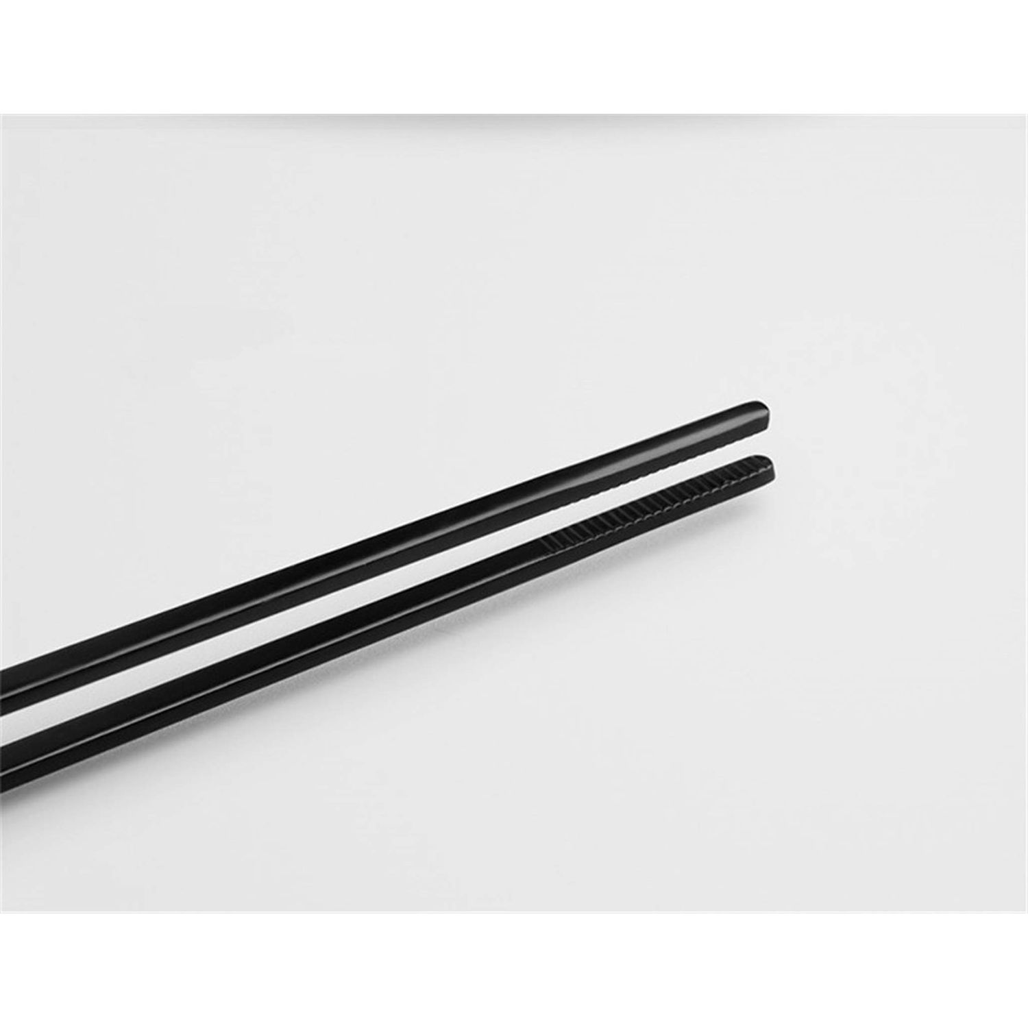 FRUTA Aquarium Tweezers Stainless Steel Straight and Curved Tweezer with Carbonation Protection Coating Against Rust Extra Long Reptiles Feeding Tongs Tools for Aquatic Tank Plants, 10.6 inch, Black