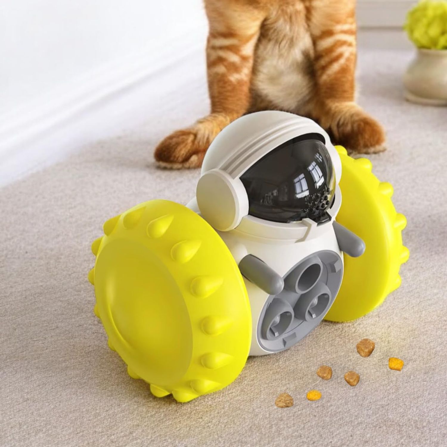 GRETEGO G&GO Dog/Cat Interactive Slow Feeder Puzzle Toy, Cognitive Dog Toys, Slow Feeder Puppy Enrichment Training Toy, Interactive Toys for Indoor, Treat Dispensing Dog Toys