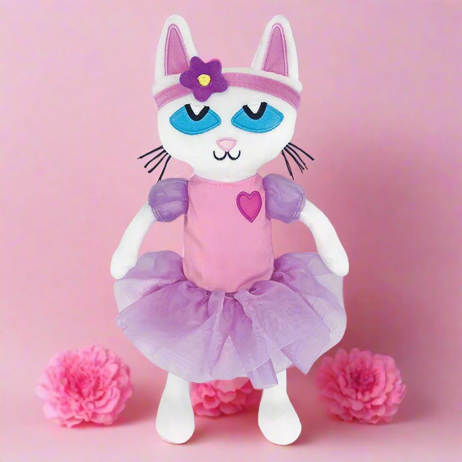 MerryMakers PETE The Cat's Callie Plush Kitten, 12.5-inches, Based on The Children's Books by James Dean & Kimberly Dean