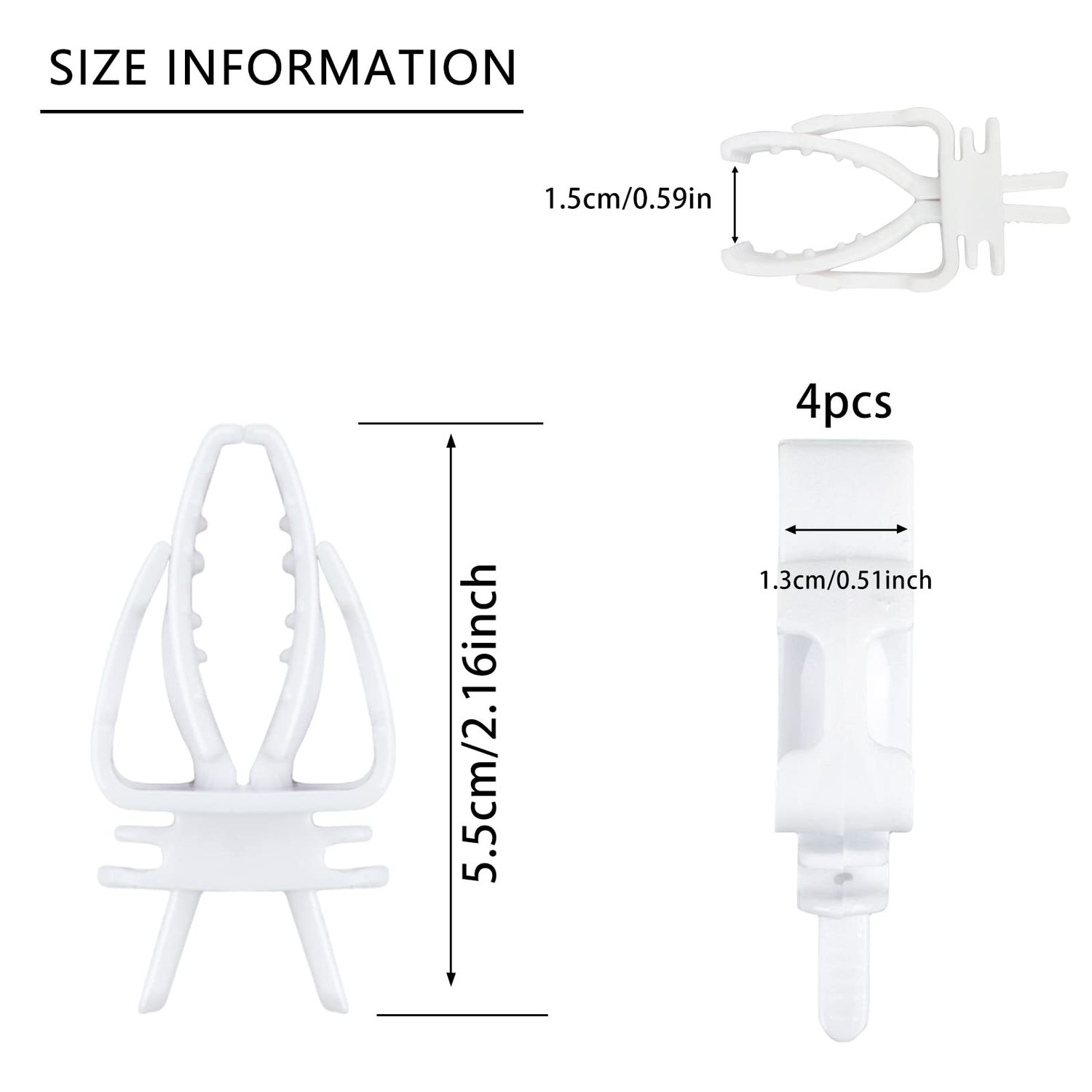 WishLotus Bird Cage Feeding Clips, 4 PCS Plastic Durable Parrot Fruit Vegetable Clips Bird Cage Food Holder Mini Birdcage Feeder for Pet Birds and Parrot Feeding Birdcage Accessories (A)