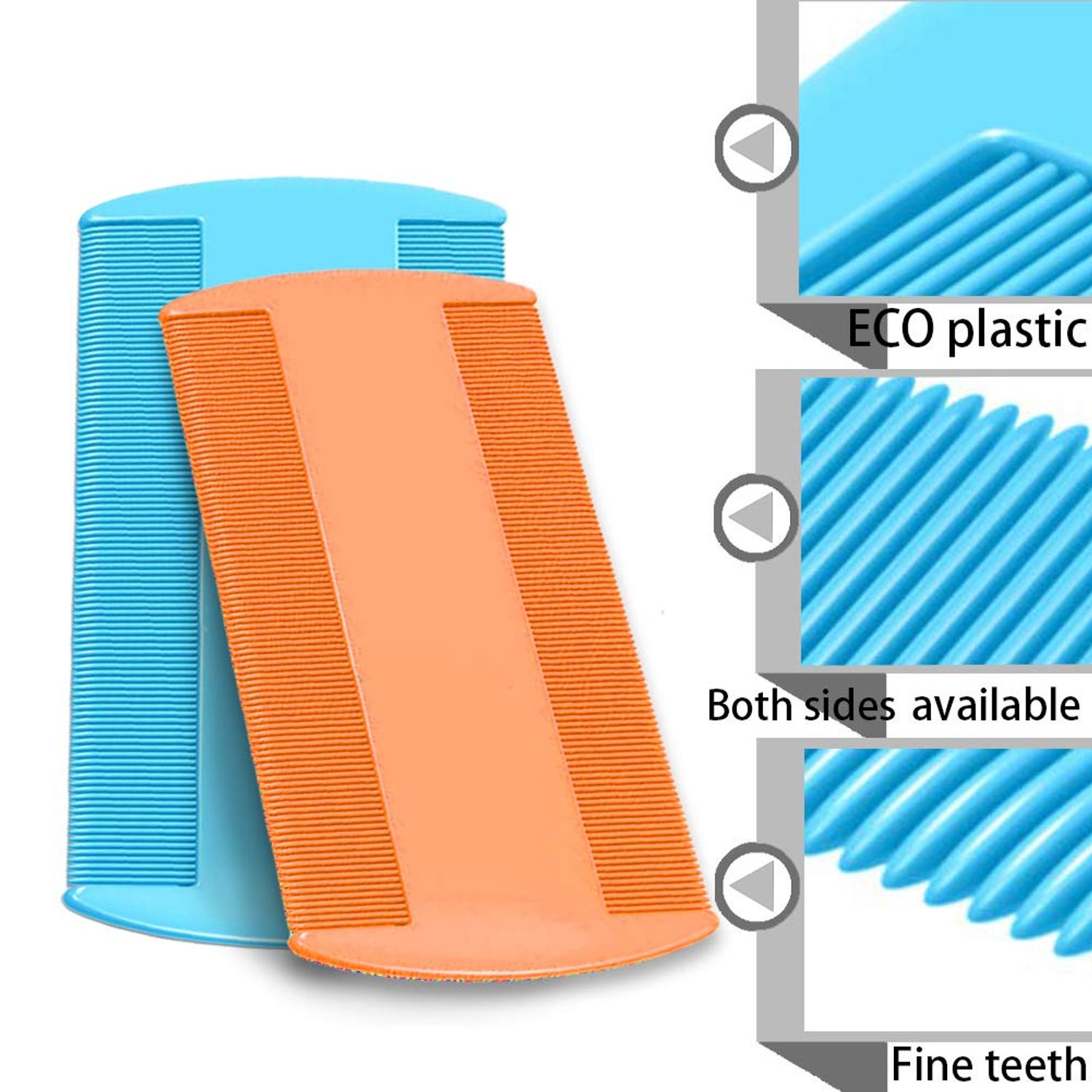 SKYPIA 4 Packs Flea Comb for Dogs Tick Comb Flea Comb for Cats Lice Comb Dandruff Comb Kitten Flea Comb Hair Lice Comb Fine Tooth Hair Combs for Puppy Flea Comb for Kitten Dog Grooming Comb