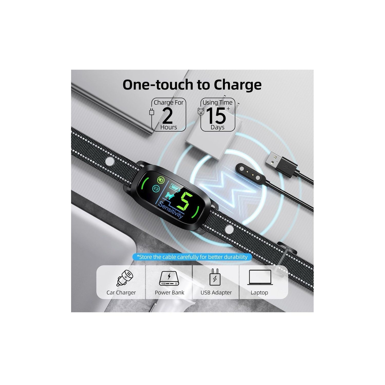 Auto Anti bark Dog Collar Intelligent Waterproof Barking Terminator New