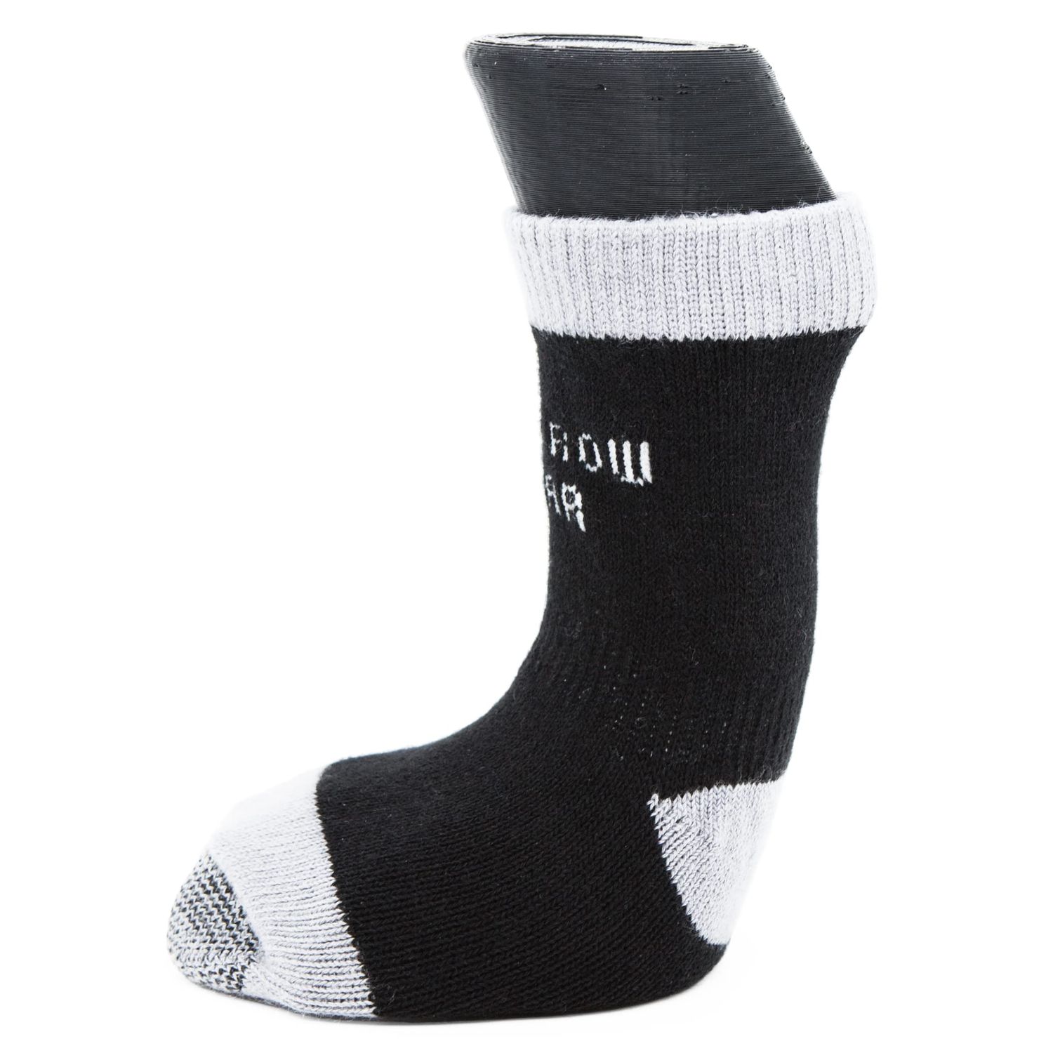 Woodrow Wear, Power Paws Advanced Dog Socks, Black Grey, XS, Fits 12-25 pounds