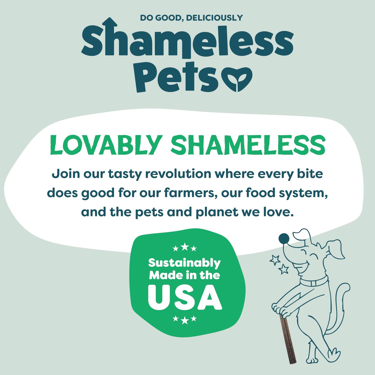 Shameless Pets Dental Treats for Dogs, A Cluck A Day - Healthy Dental Sticks with Digestive Support for Teeth Cleaning & Fresh Breath - Dog Bones Dental Chews Free from Grain, Corn & Soy