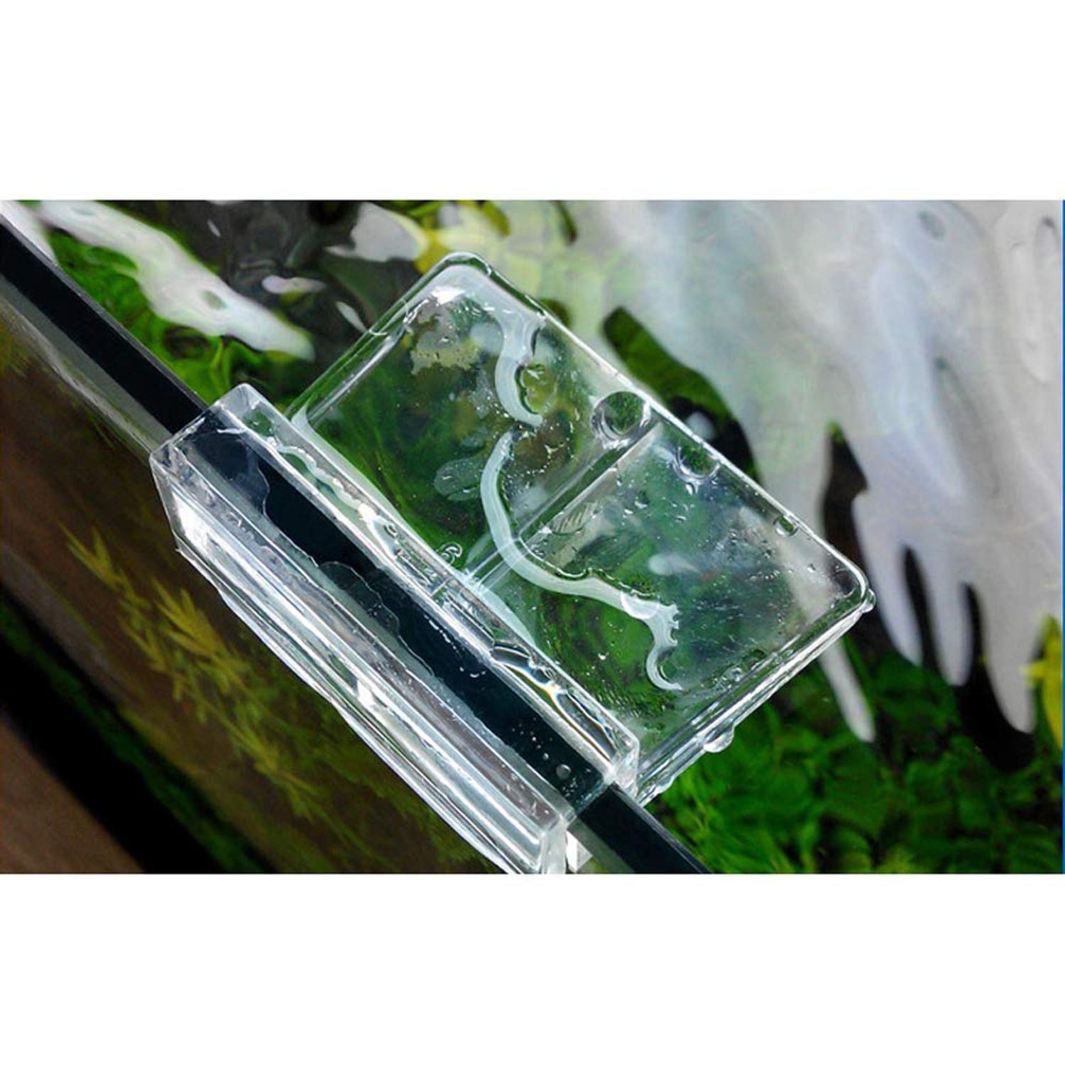 Haulonda 4pcs Clear Color Acrylic Aquarium Fish Tank Glass Cover Clip Support Holder (5mm)