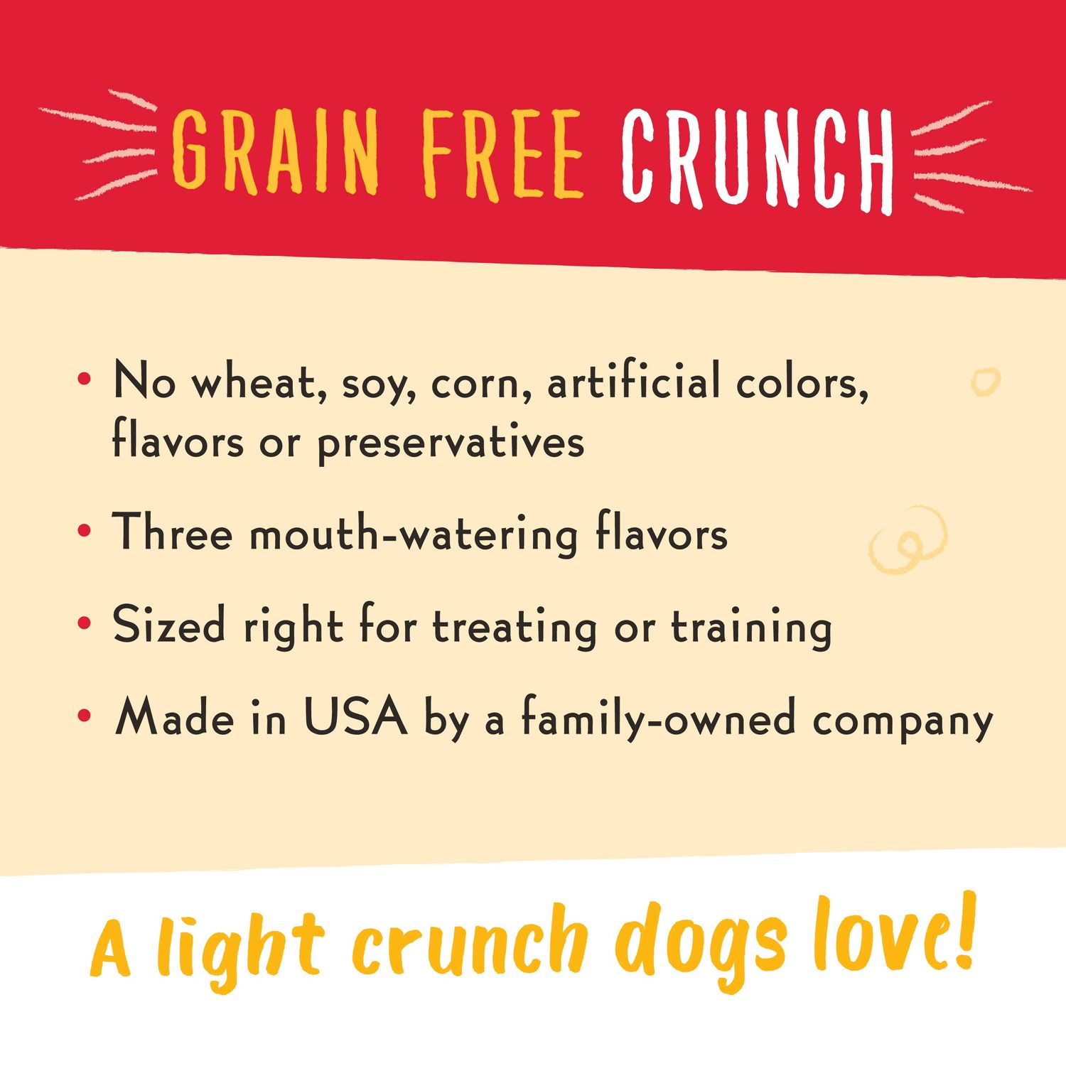 Charlee Bear Crunch Turkey, Sweet Potato & Cranberry Flavor Dog Treat and Snack (2 Pack) 8 oz Each