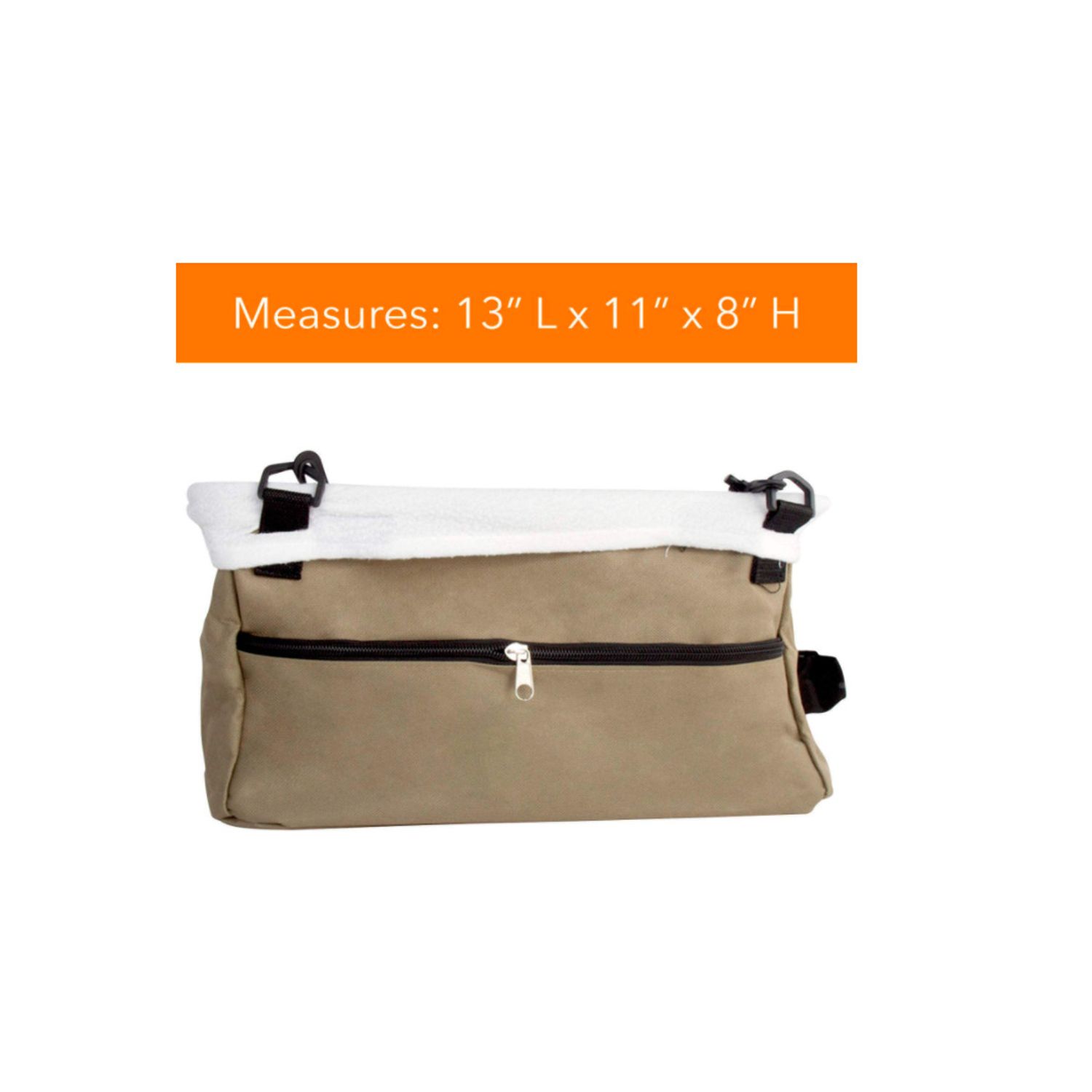 Pet Carrier Car Seat Booster Dog Cat Puppy Kitten Travel Portable Safety Zipper