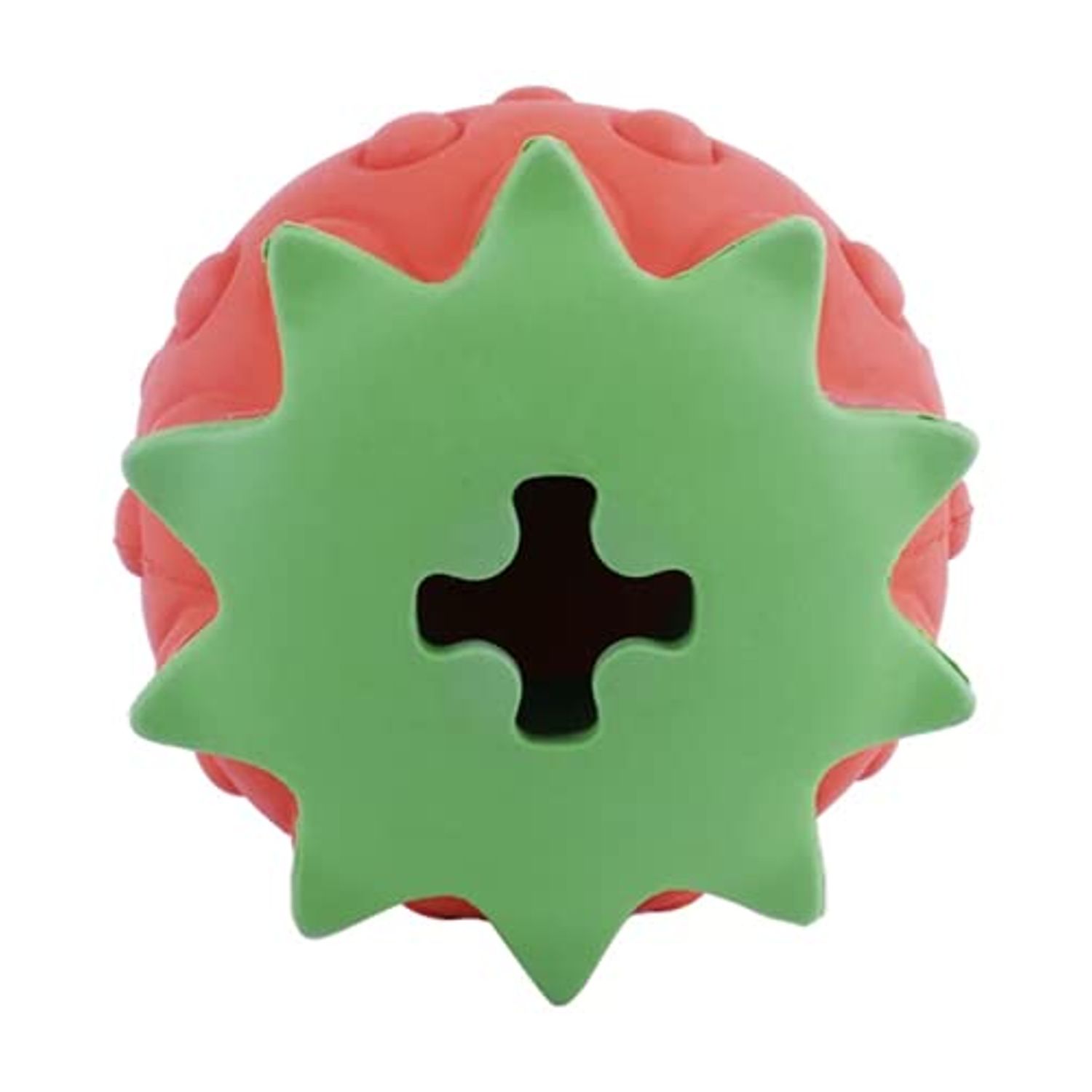 Strawberry-Shaped Dog Treat Dispensing Toy – Scented and Interactive Chew Toy for Dogs, Pigs, and Other Pets