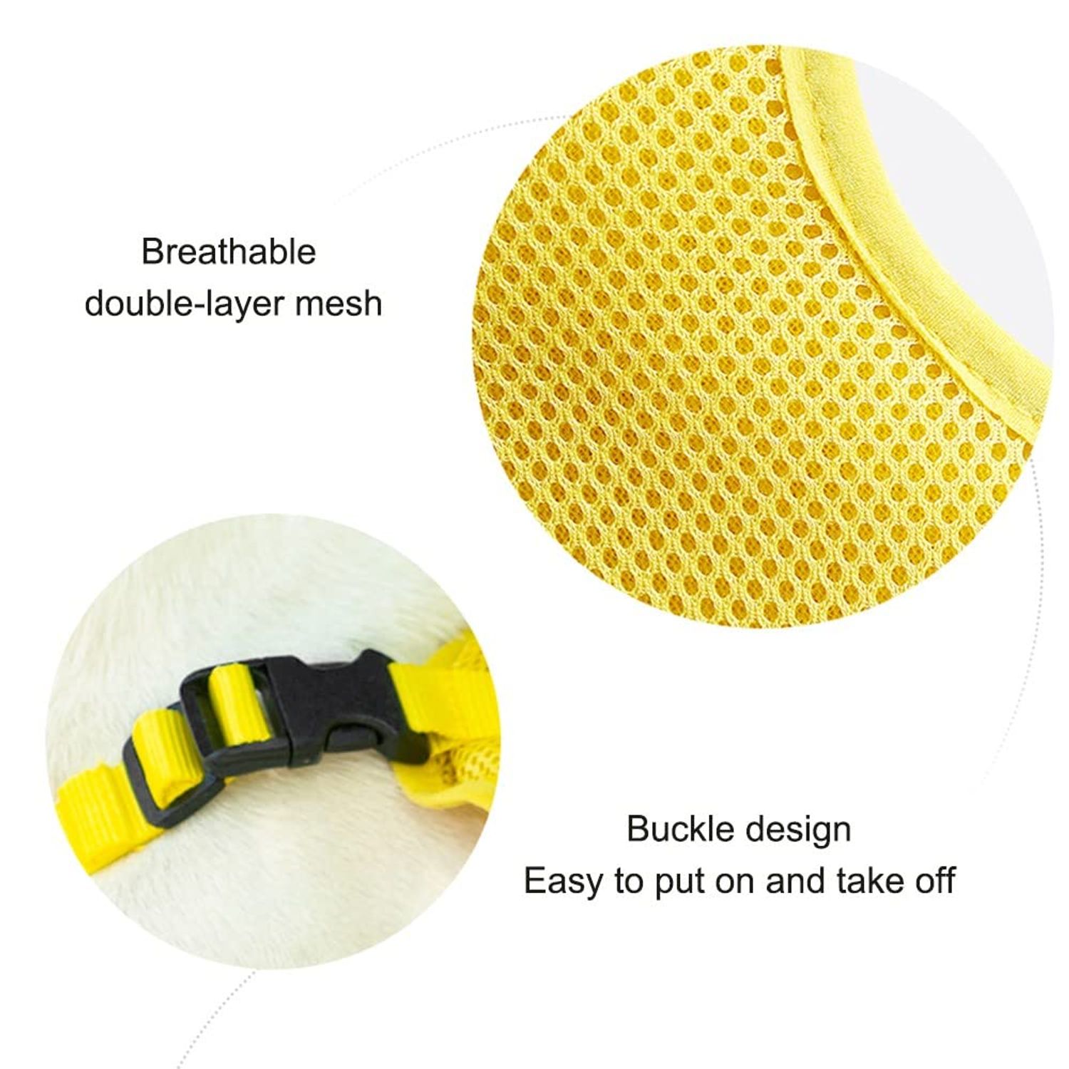 MiOYOOW Dog Harness Backpack, Breathable Pet Harness Vest Bag Cute Frog Pig Tiger Shape Lightweight Self Backpack for Pet Outdoor Training Walking Camping Hiking Travel