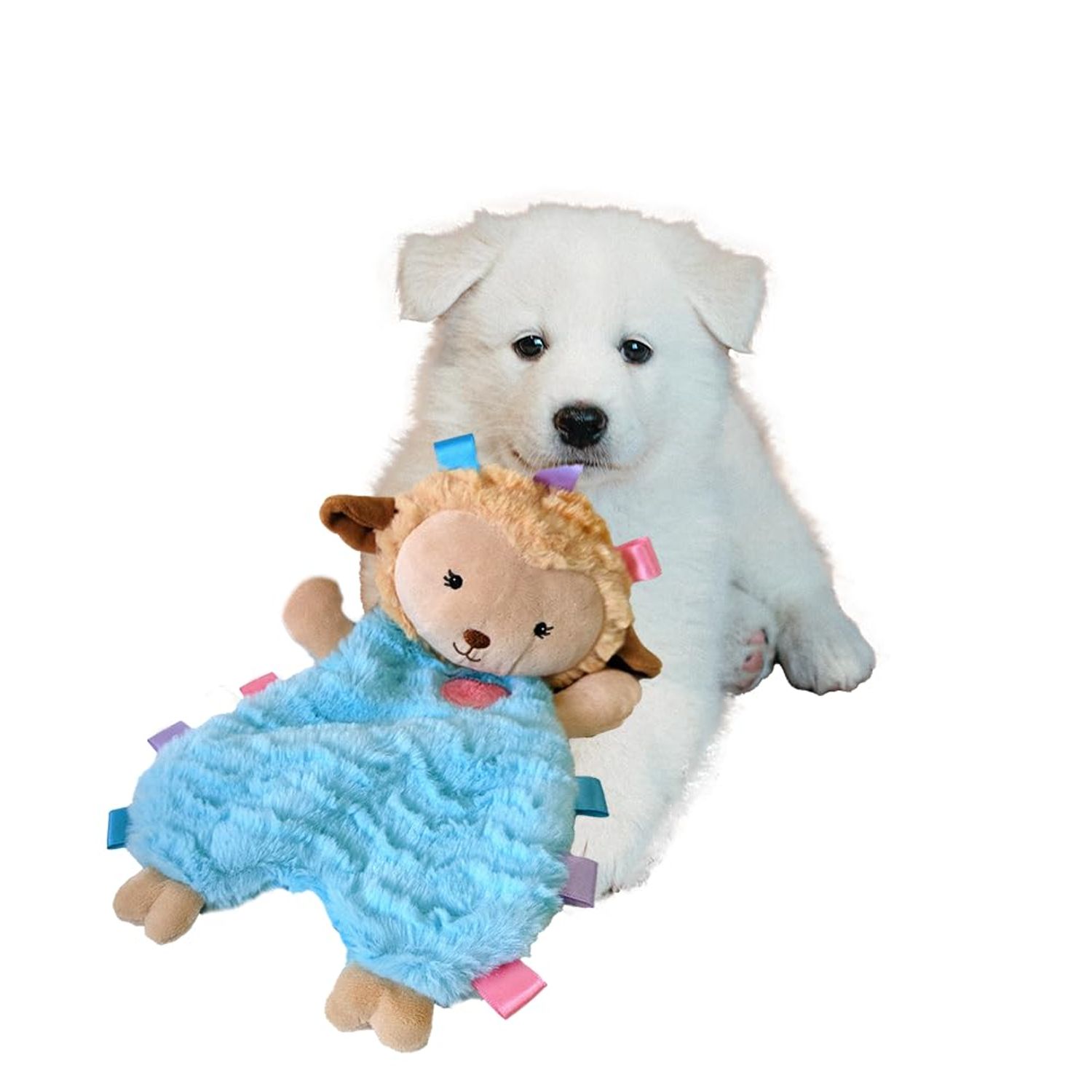 SPOT Soothers- Tabbie Lambie Dog Toy-Separation Anxiety Toys for Dogs, Stuffing Free, Scented with Calming Lavender Fragrance Beads to Safely Calm and Relax Dogs and Puppies, 8in