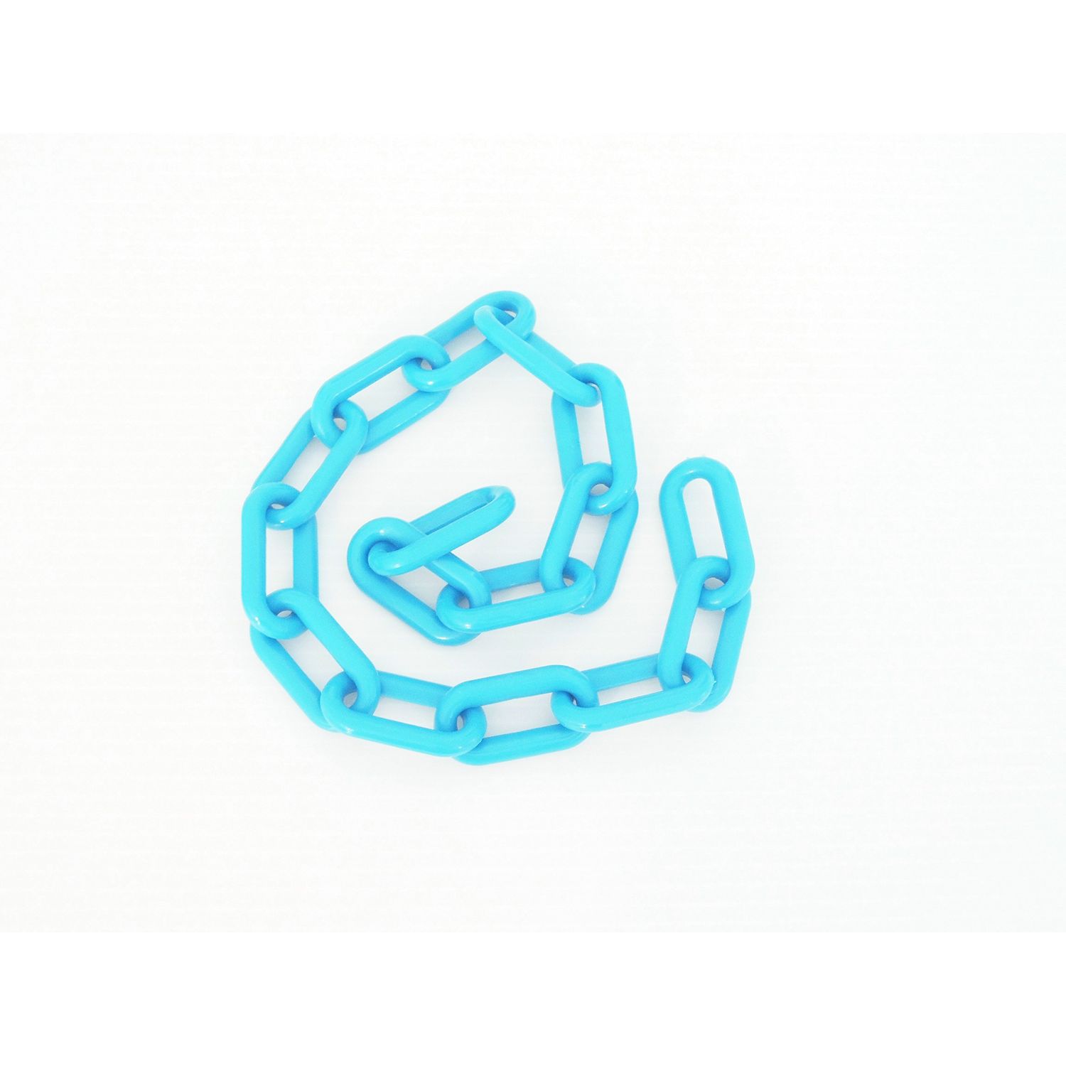 1.5" Plastic Chain Bird Toy Parts 2' Sea Blue