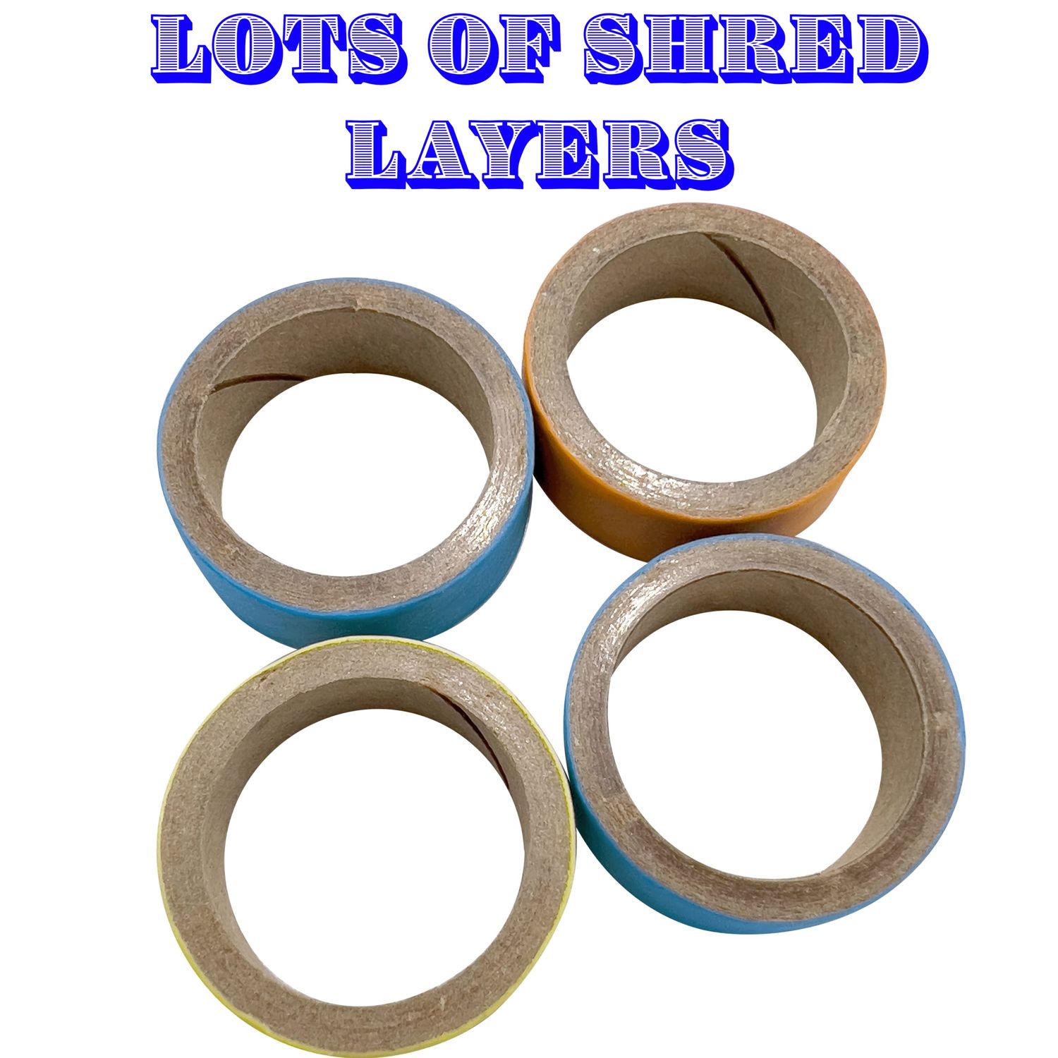 Mandarin Bird Toys by M&M 8007 Pk20 1 Inch Ring Donut - Classic Compressed Cardboard Chewable Bird Foot Toys, Easy for Pets to Grab and Chew, Great for Small Size Birds Cockatiels Budgies