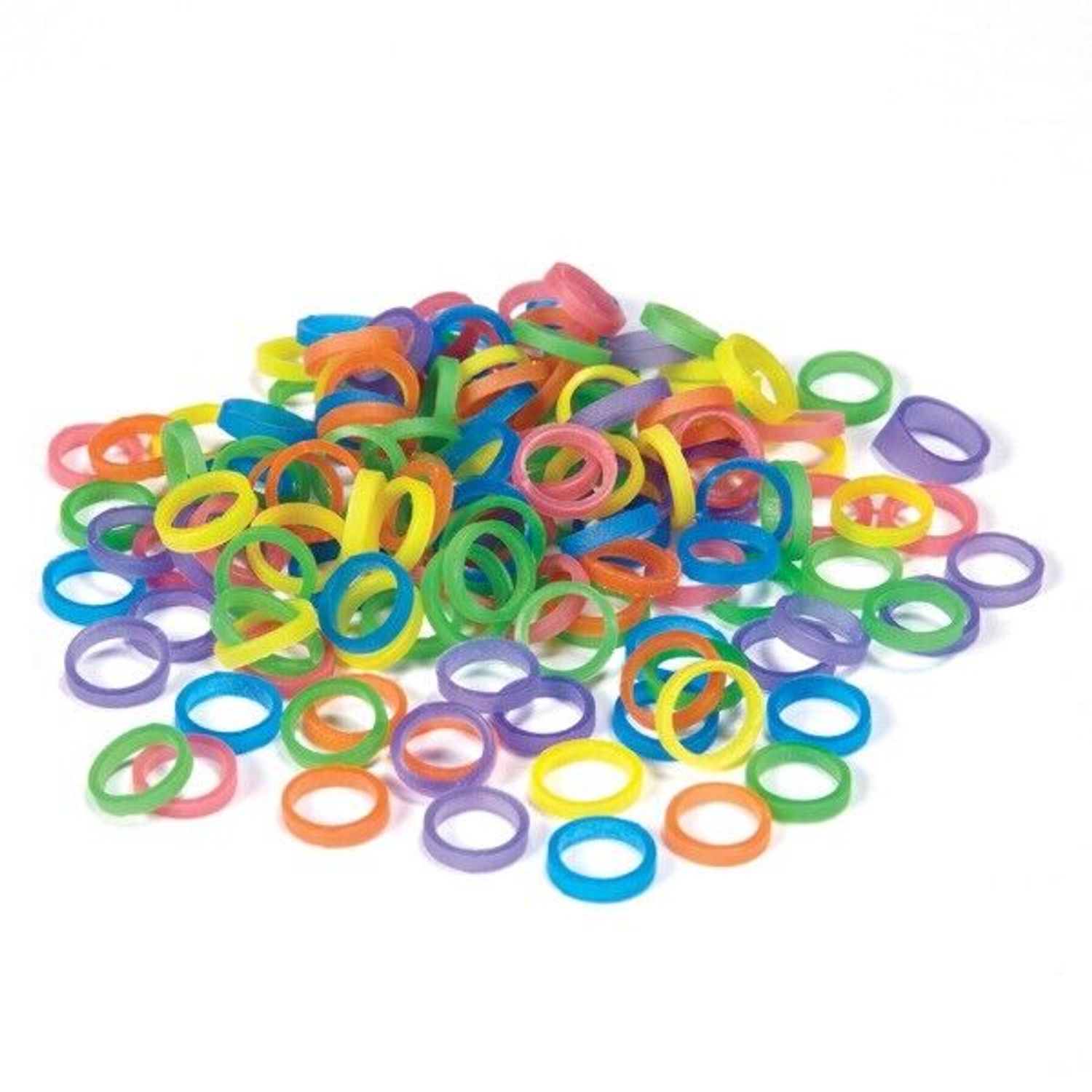 100pc 1/4" COLOR Latex Elastic Rubber DOG Grooming HAIR BAND Ribbon Bow Top Knot
