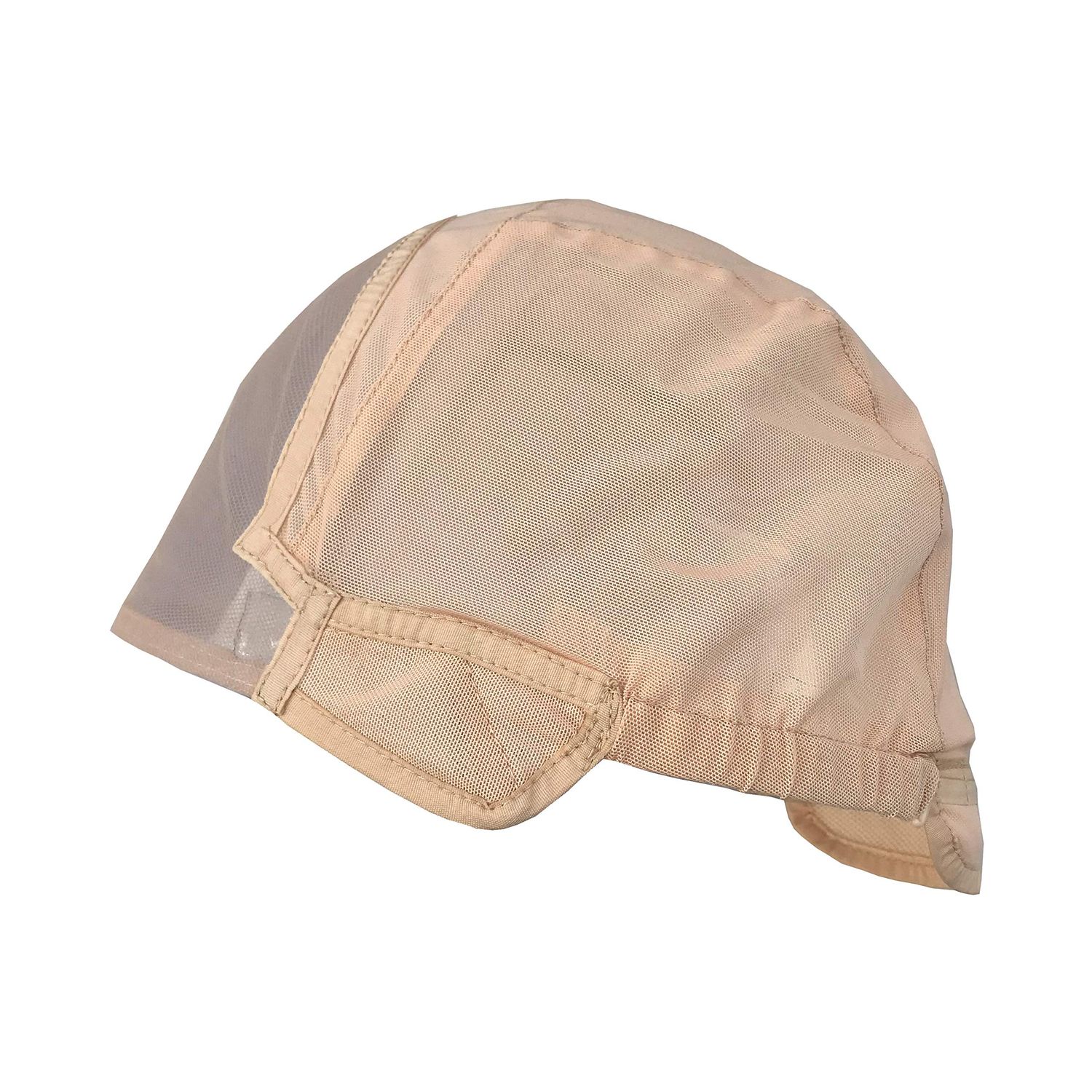 Glueless Wig Cap for Making Wigs with Adjustable Strap in the back and Spare Combs (Medium 22.5inch, Beige)