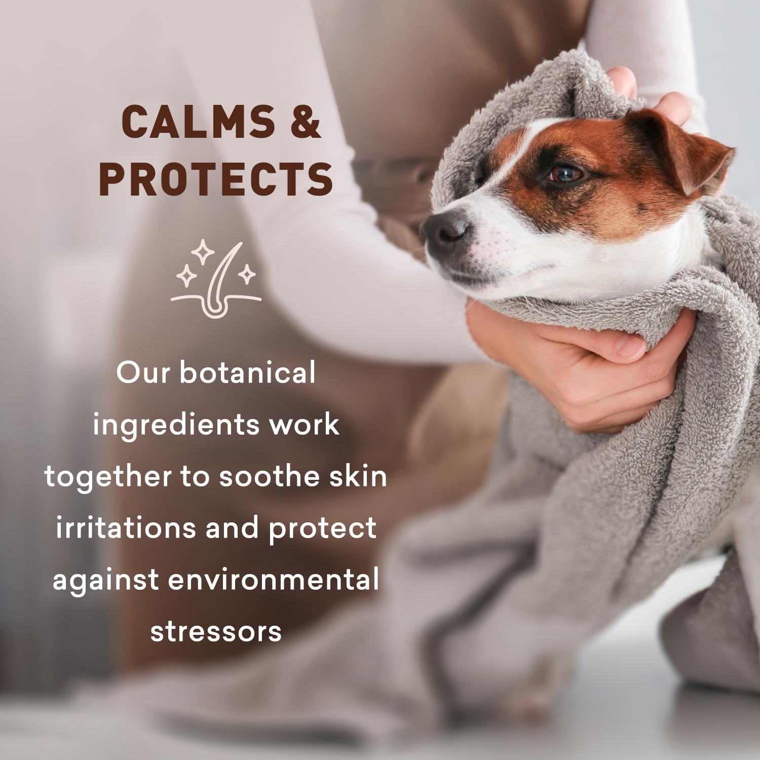 Dog Shampoo 2-in-1 | All Natural Dog Shampoo and Conditioner | for All Fur & Skin Types | Cleans, Conditions, & Detangles for The Healthy Fur | Just Nutritive | 16 Fl Oz