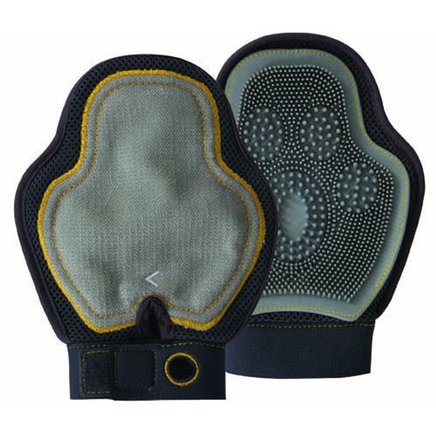 Dog Grooming Glove Wet or Dry Use Double Sided Deshedding Tool Lint Brush Use