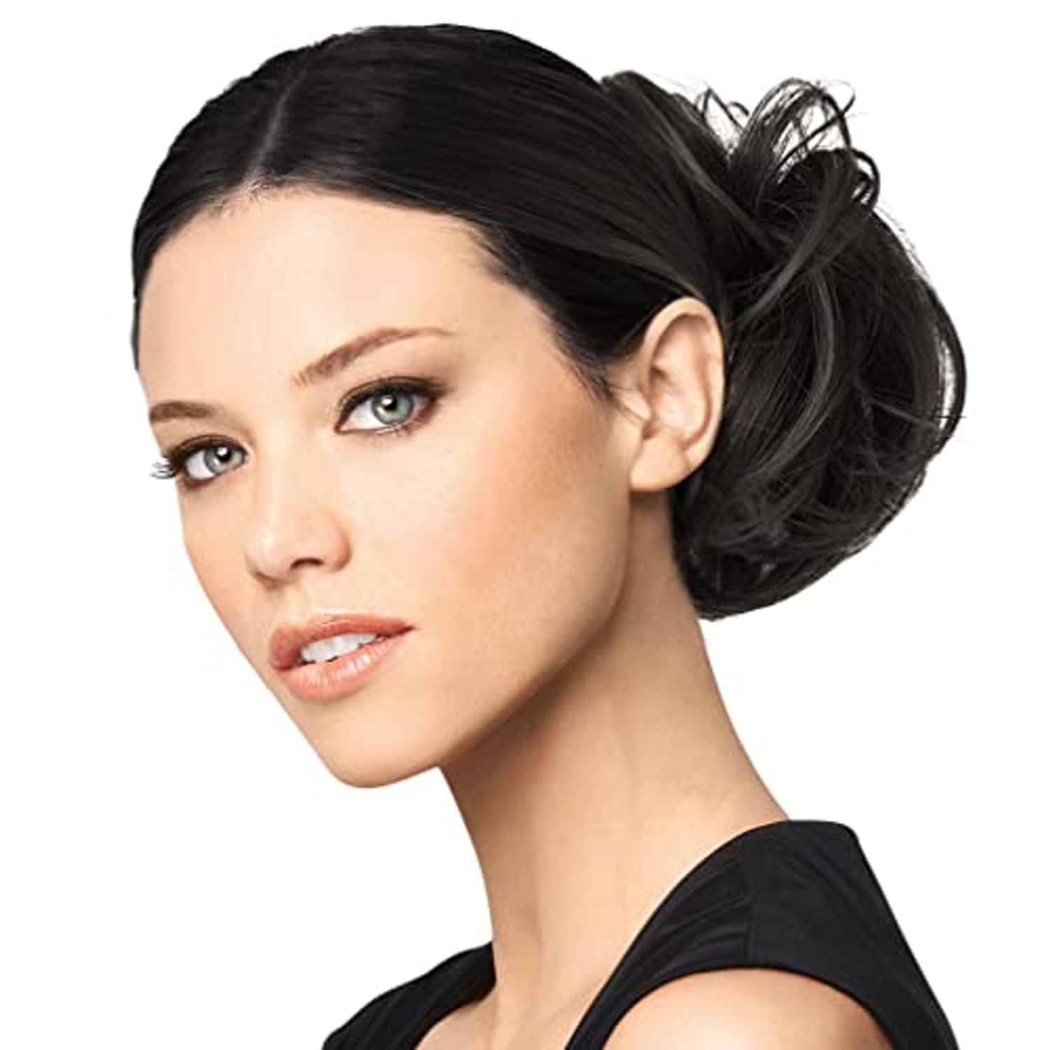 Modern Chignon Color R4 MIDNIGHT BROWN - Hairdo Extensions Claw Clip Loose Hair Bun Tru2Life Heat Friendly Synthetic Soft Waves Hairpiece