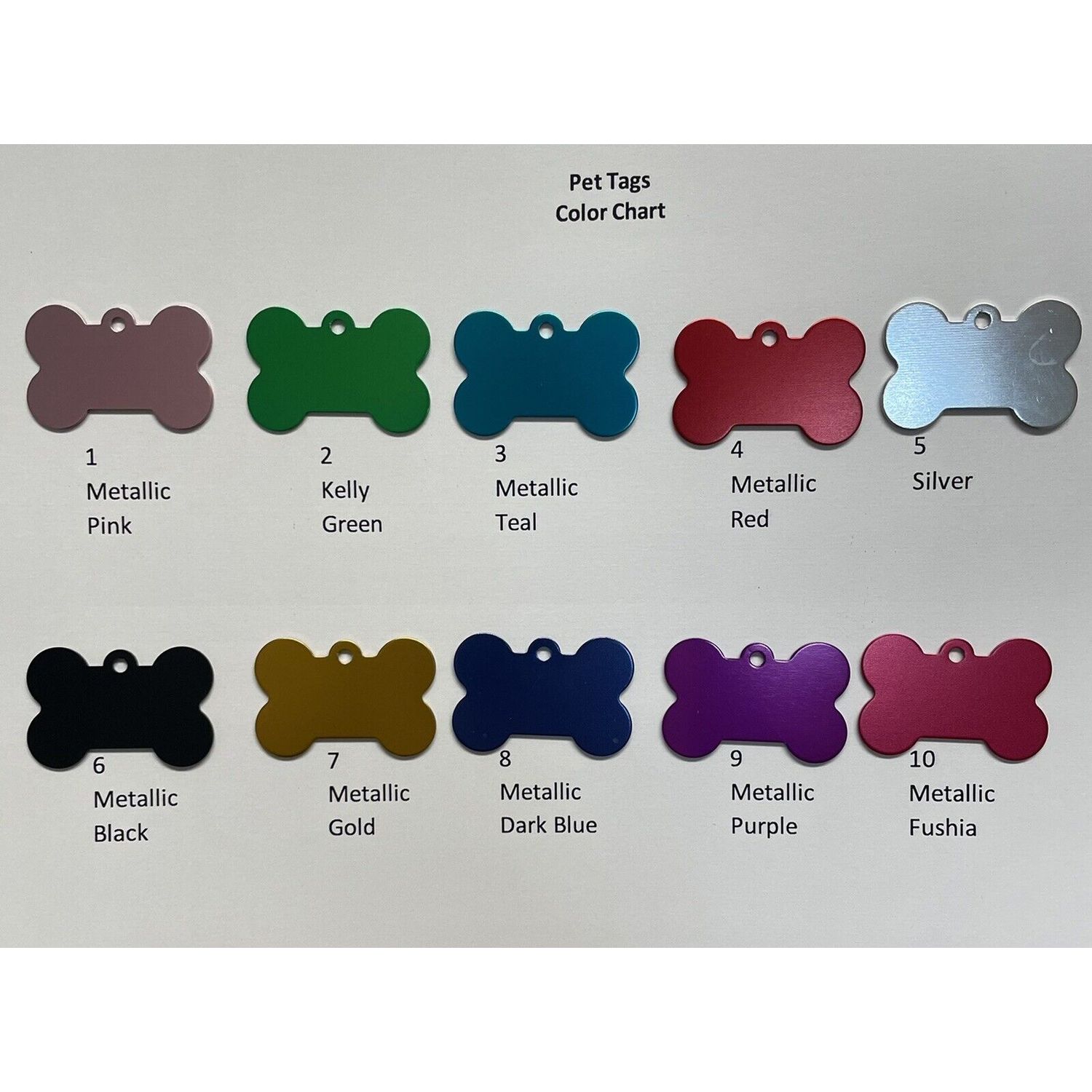 Laser Engraved Pet Name Tag