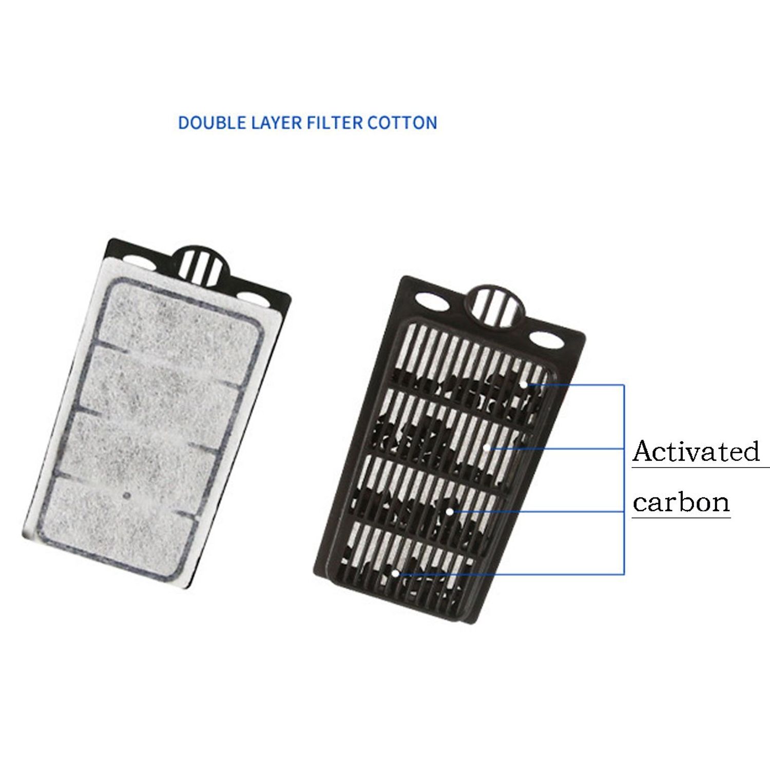 JackSuper 4pcs Aquarium Waterfall Reptiles Turtle Filter Cartridges Replacement Waterfall Filter only Ultra-Activated Carbon with Whisper Technology (4pcs Filter Cartridges)