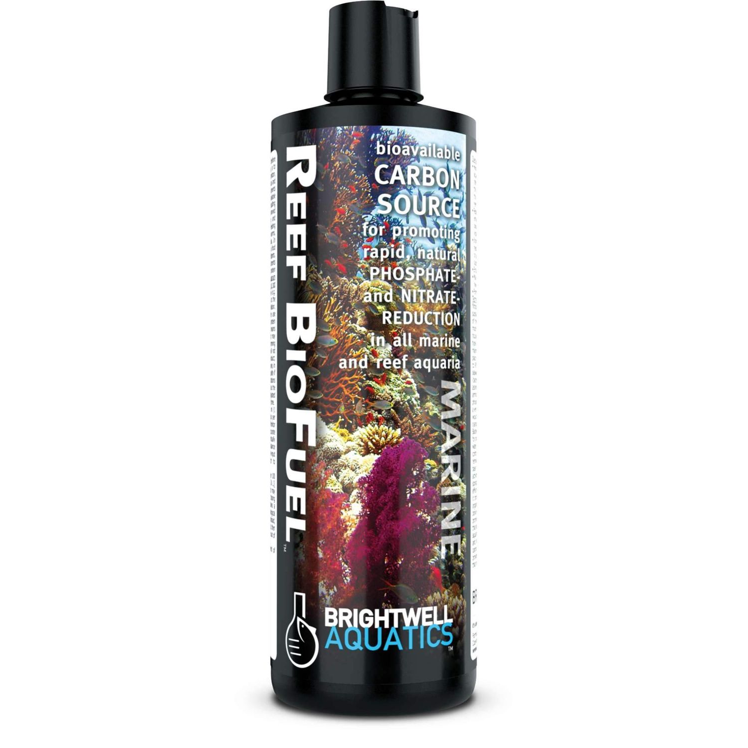 Brightwell Aquatics Reef BioFuel - Carbon Source for Natural Phosphate and Nitrate Reduction for all Marine and Reef Aquariums 250-ml