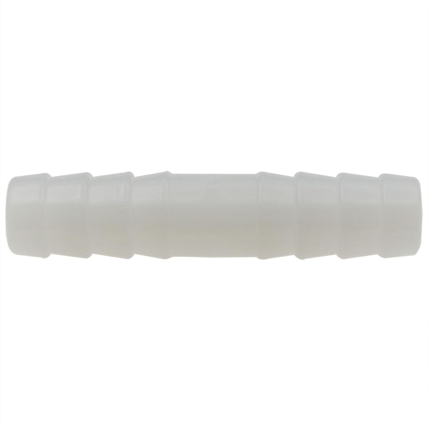 sunnates 10 PCS Plastic Hose Barb Fitting 1/2" x 1/2" Barbed Splicer White Pipe Connectors Barbed Splicer Home Adapter for Aquariums Fuel Gas Liquid Air