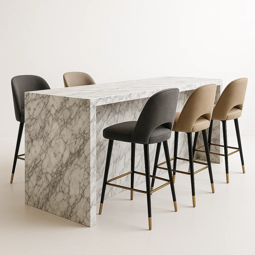 Küchen und Esszimmermöbel,Bar und Hocker Set-Nestaveloa