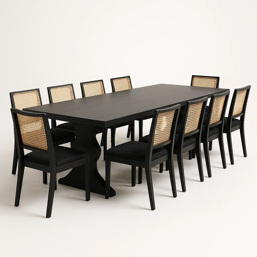 Küchen und Esszimmermöbel,Esstisch und Stühle Set-Nestaveloa