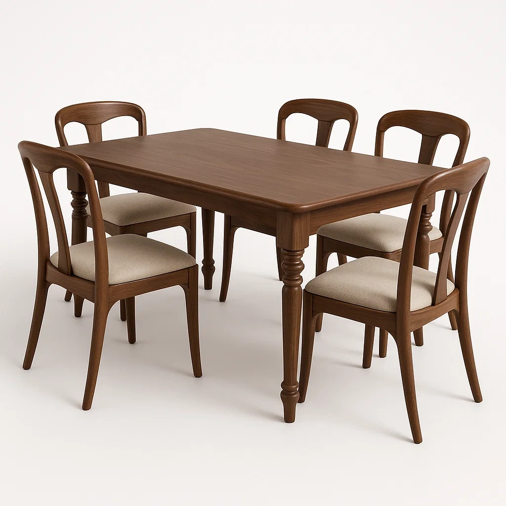 Küchen und Esszimmermöbel,Esstisch und Stühle Set-Nestaveloa