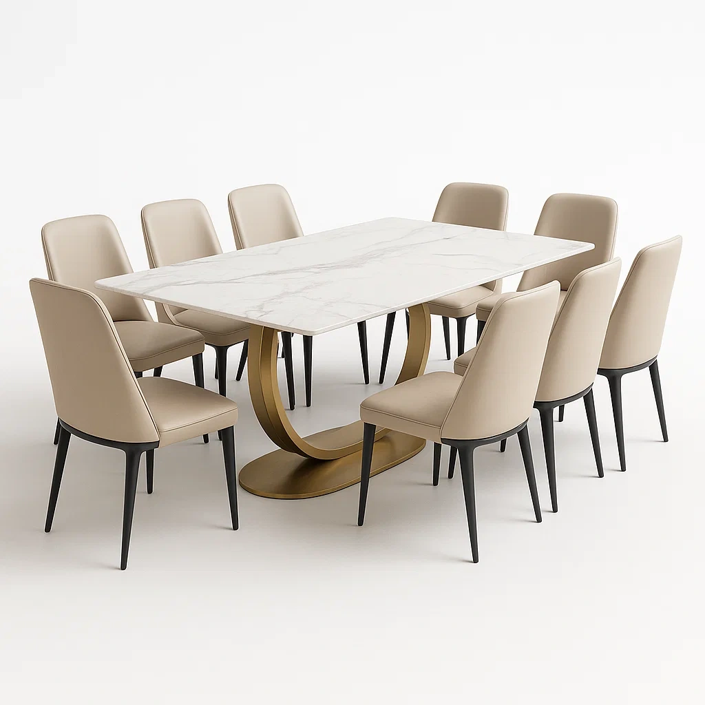 Küchen und Esszimmermöbel,Esstisch und Stühle Set-Nestaveloa