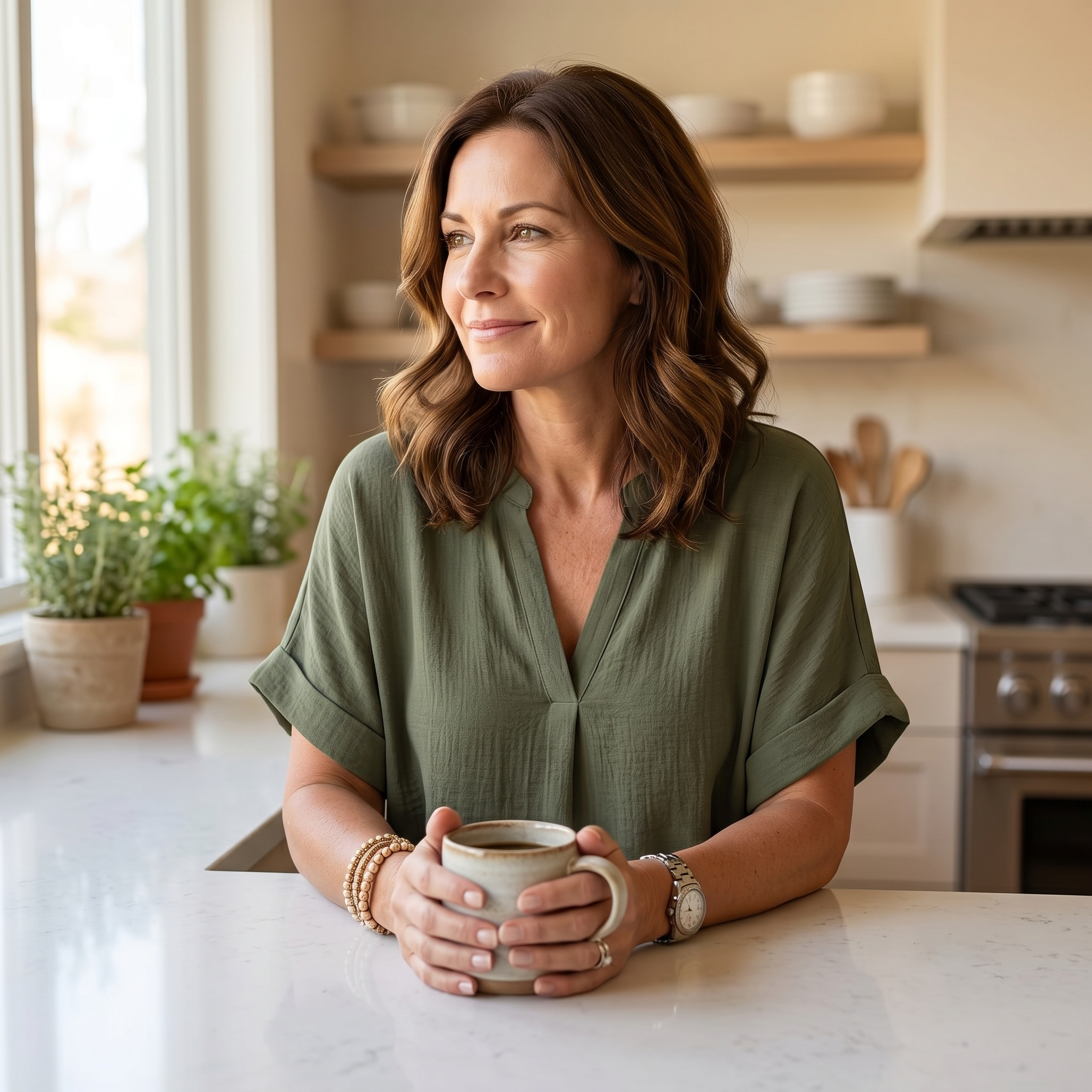 Soft Drape V-Neck Blouse for Everyday Wear