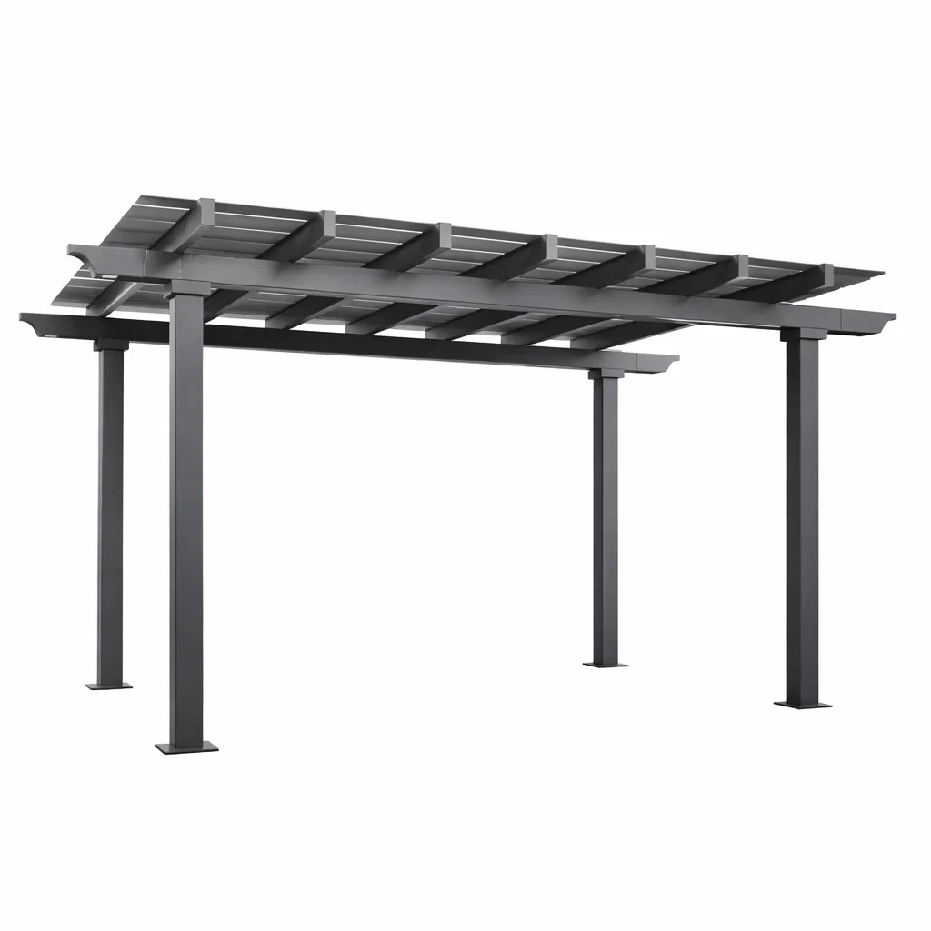 Aluminium Pergola Anthrazit-Furniavexo