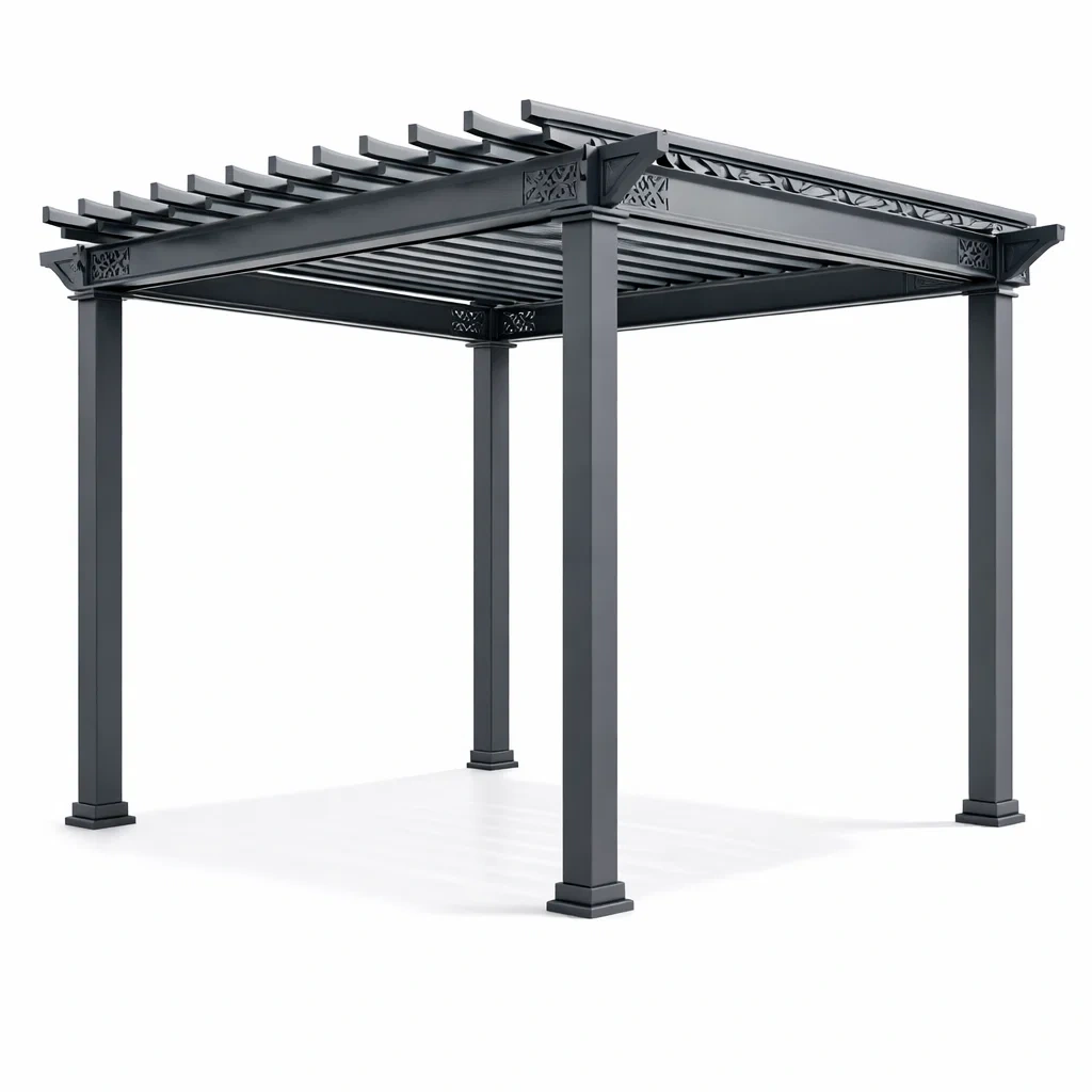 Aluminium Pergola 3x3m Anthrazit-Furniavexo